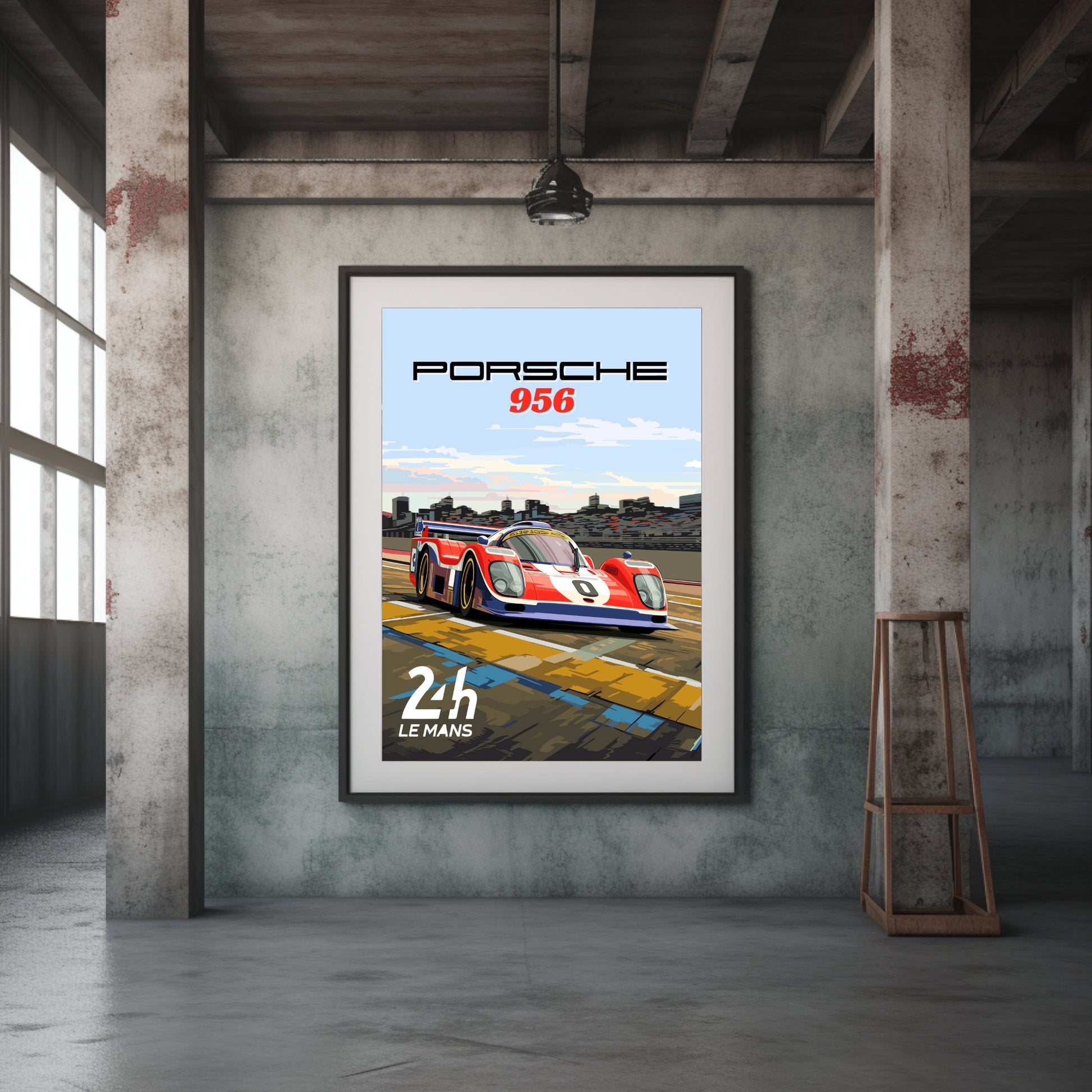 Porsche 956 Print