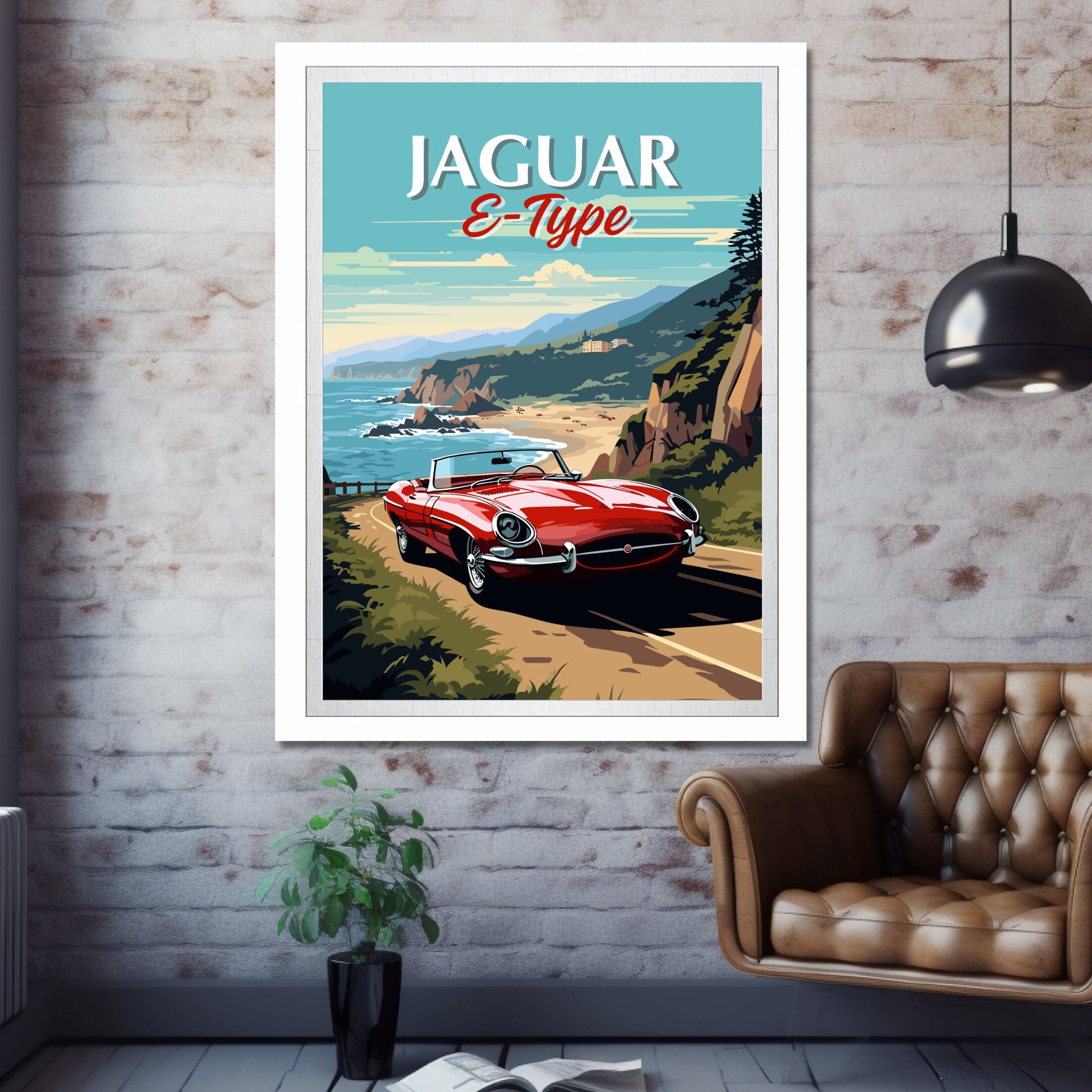 Jaguar E-Type Poster