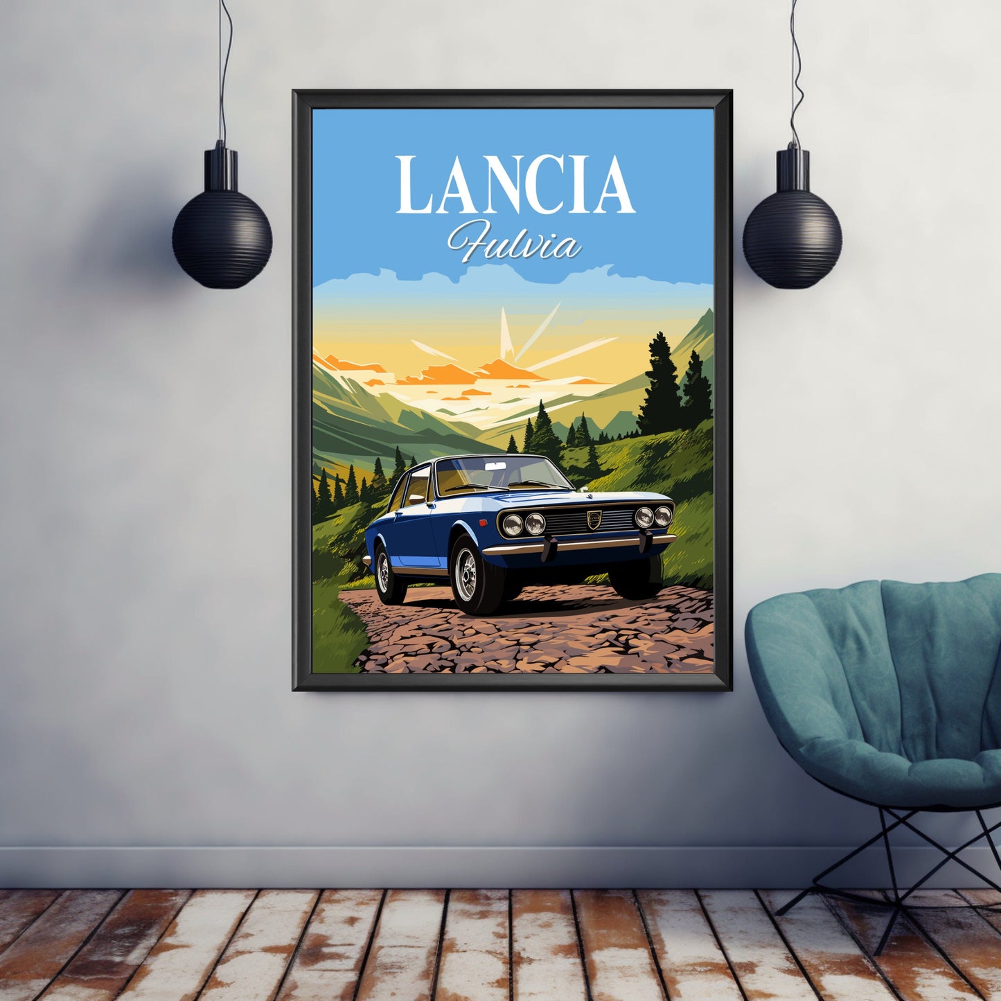 Lancia Fulvia Print