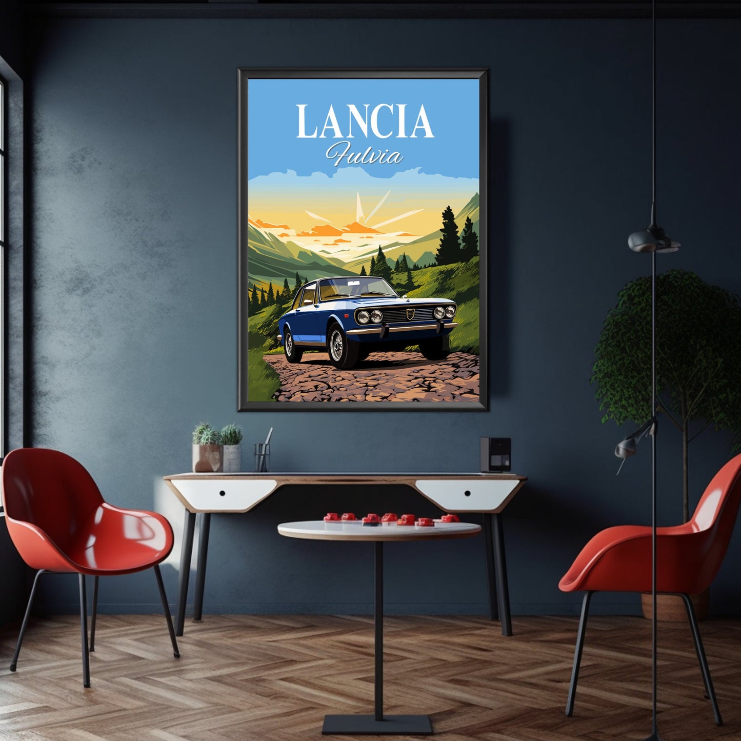 Lancia Fulvia Print