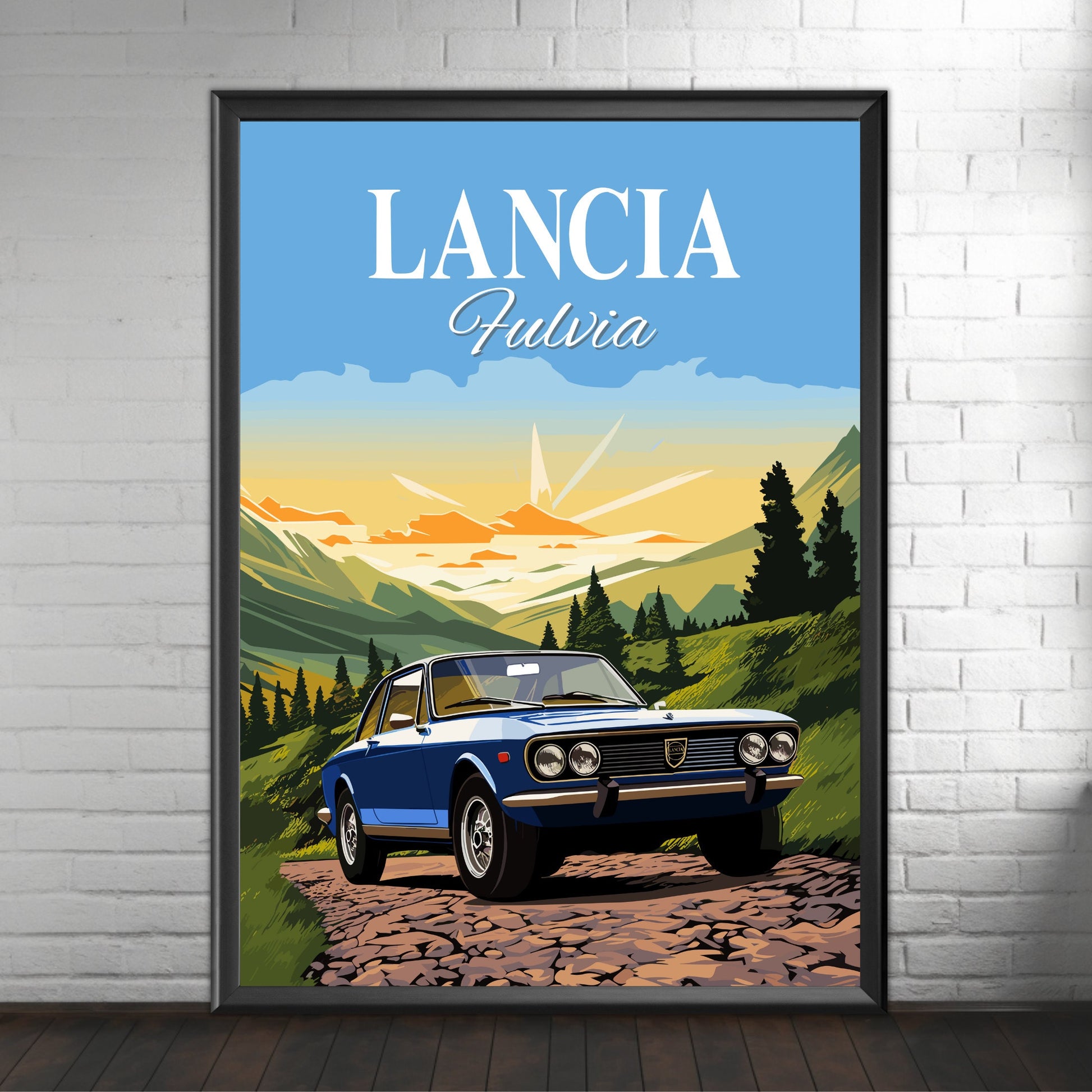 Lancia Fulvia Print