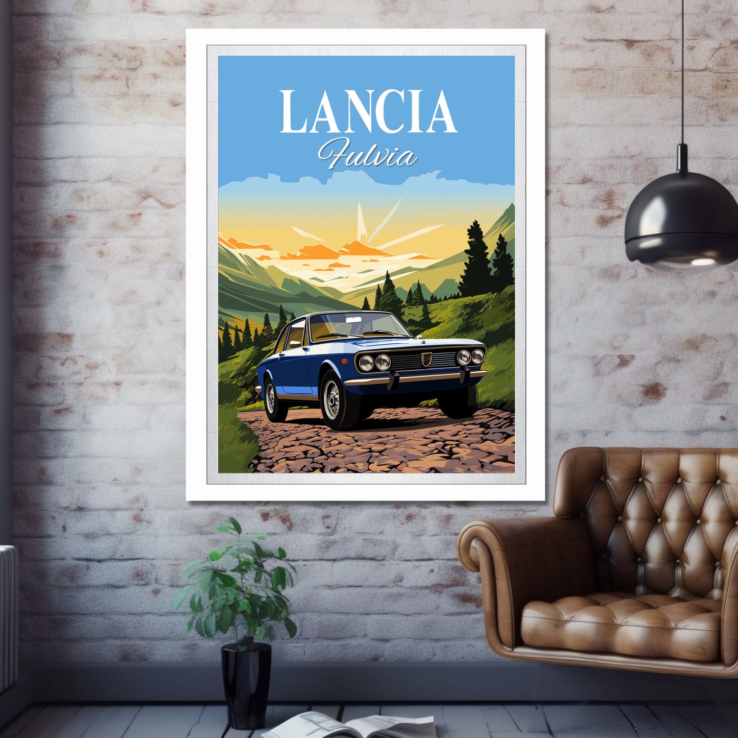 Lancia Fulvia Print