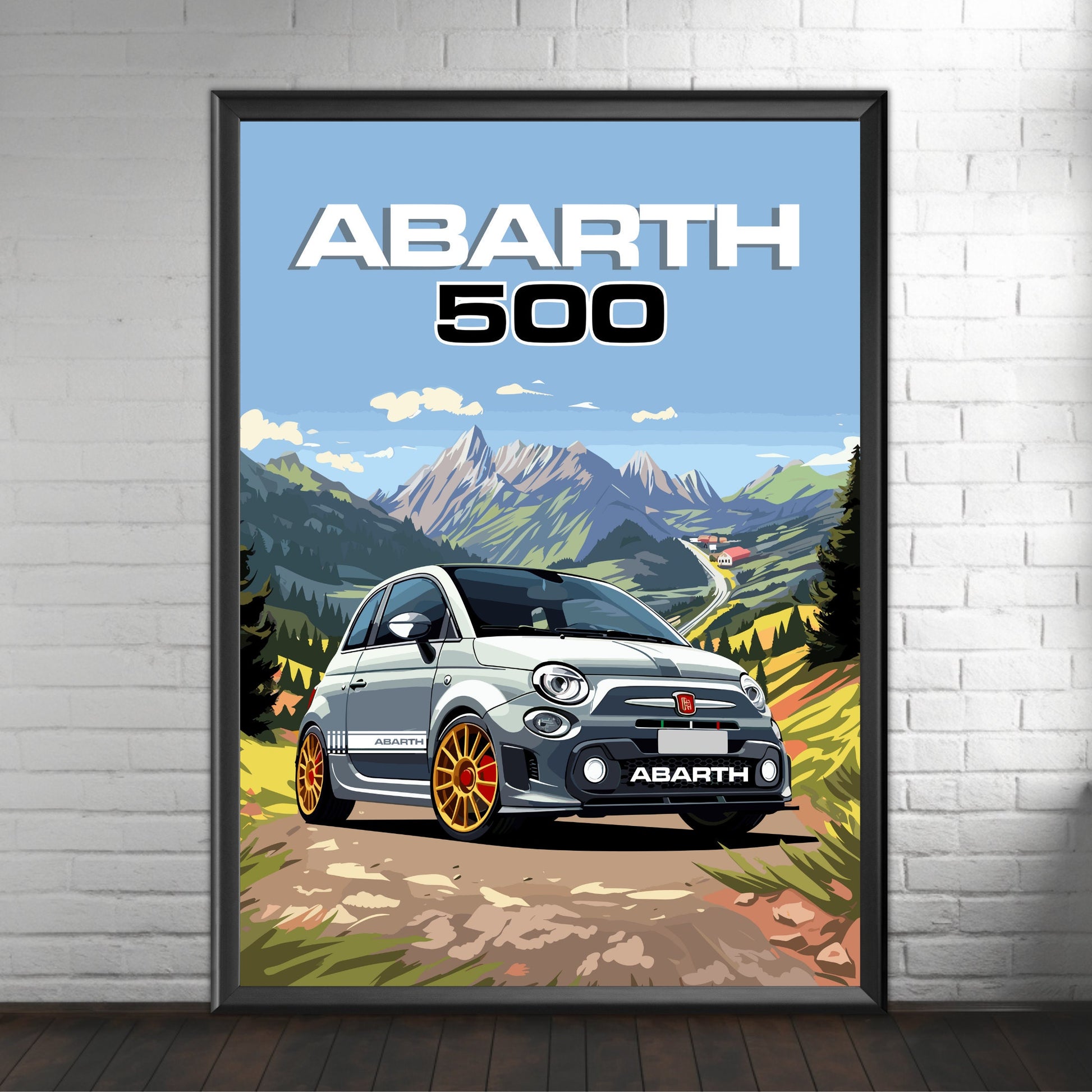 Abarth 500 Print