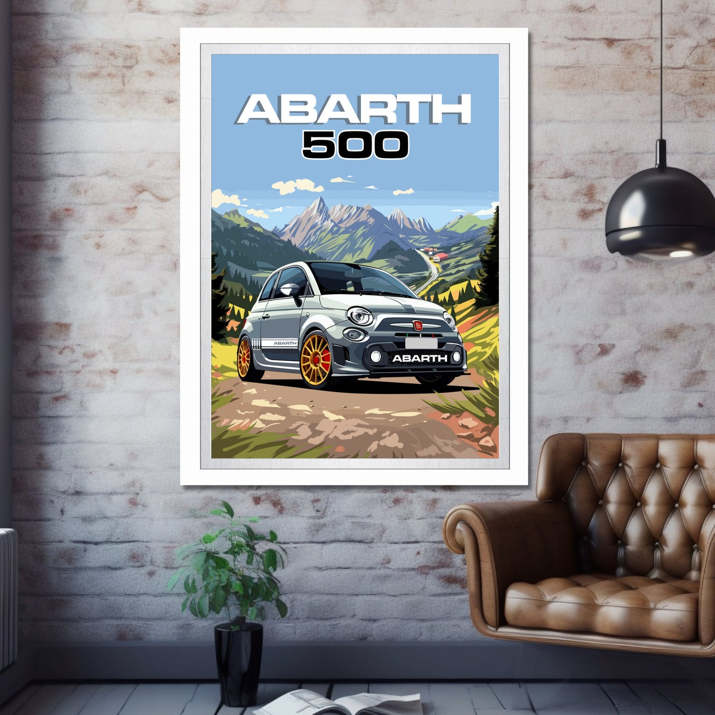 Abarth 500 Print