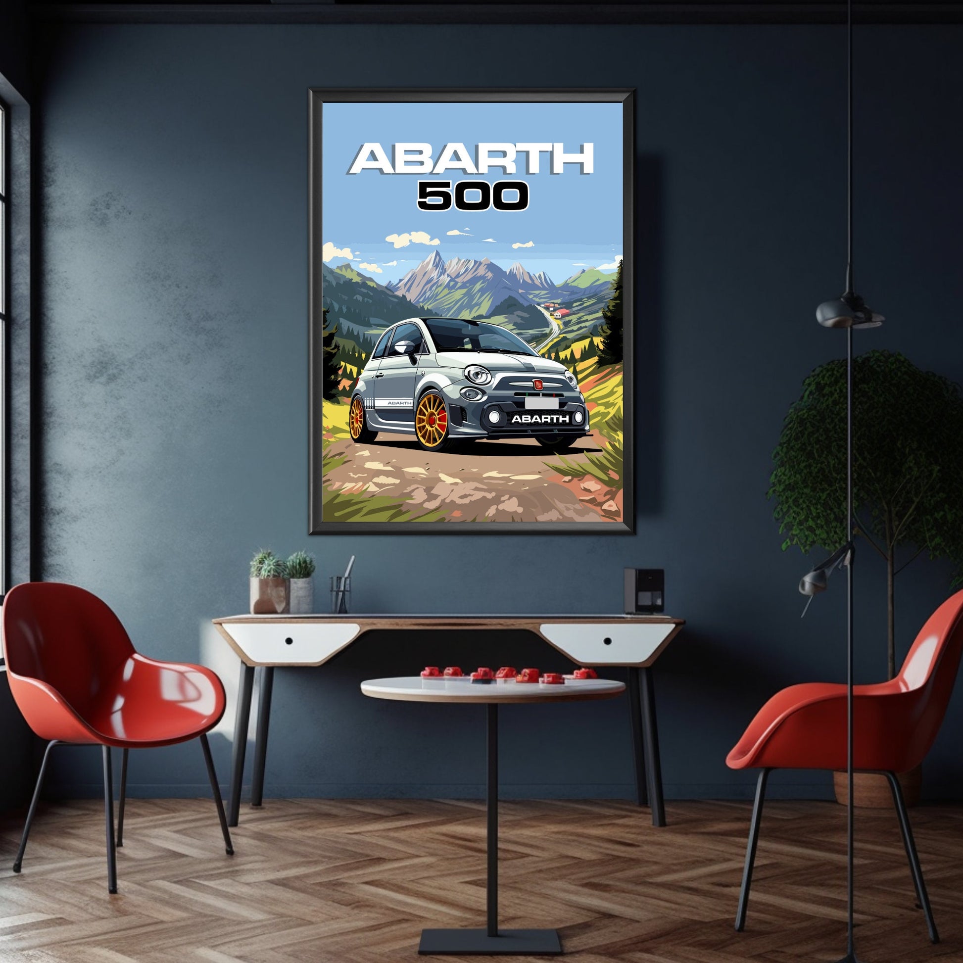 Abarth 500 Print