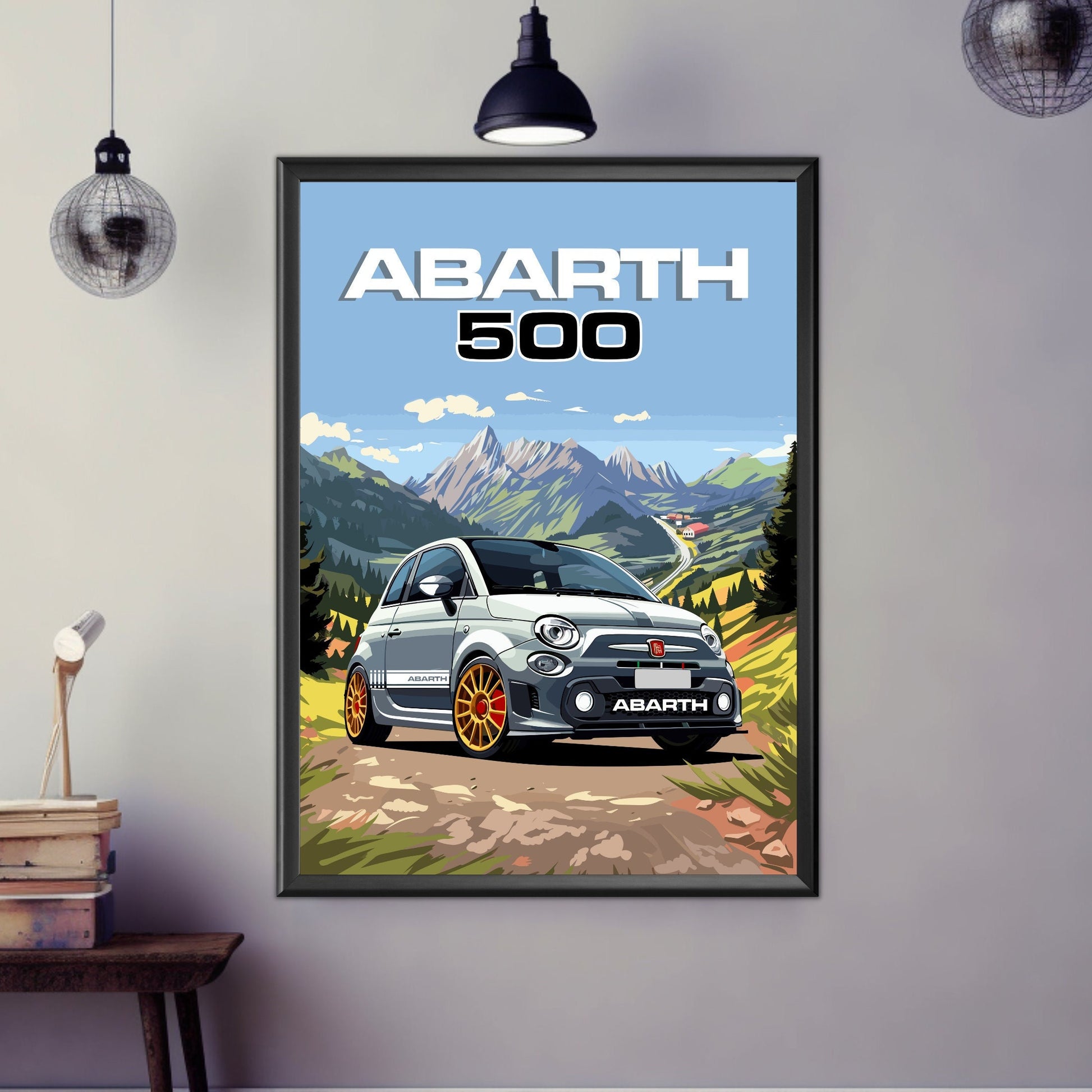 Abarth 500 Print