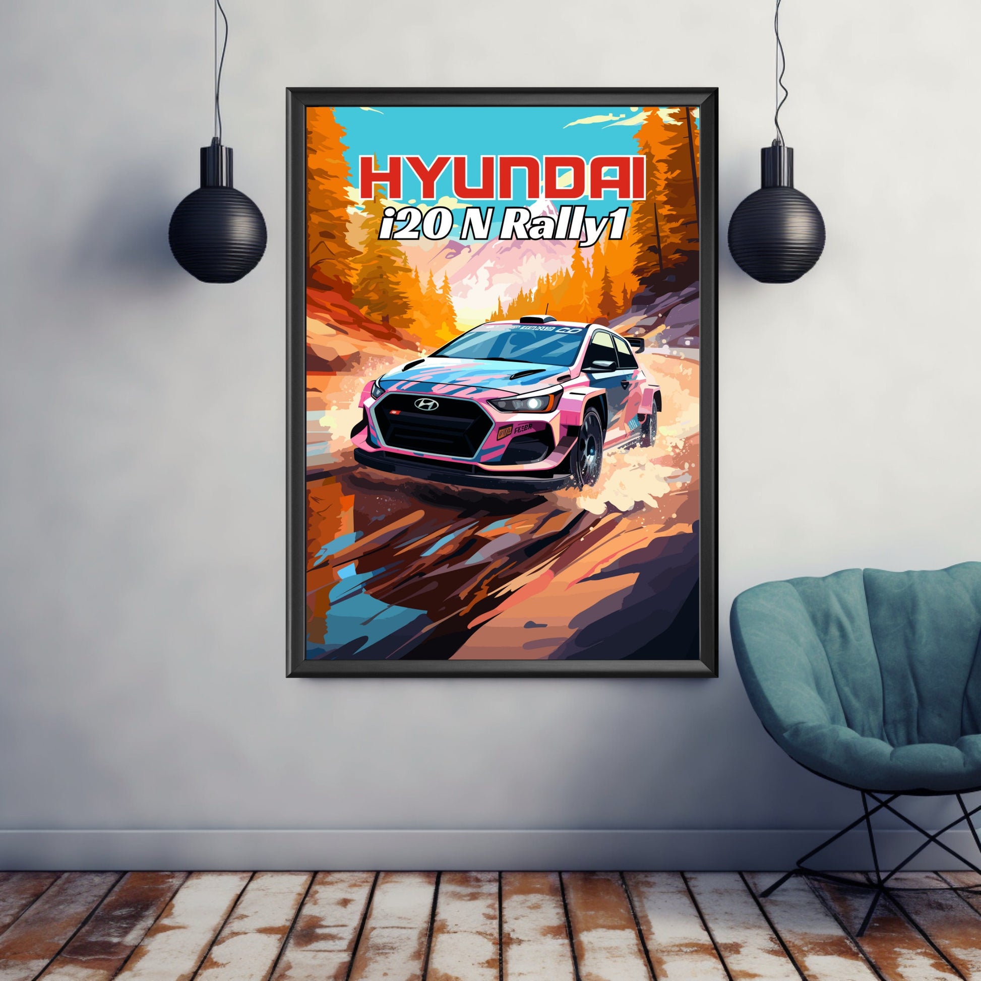 Hyundai i20 N Rally1 Poster