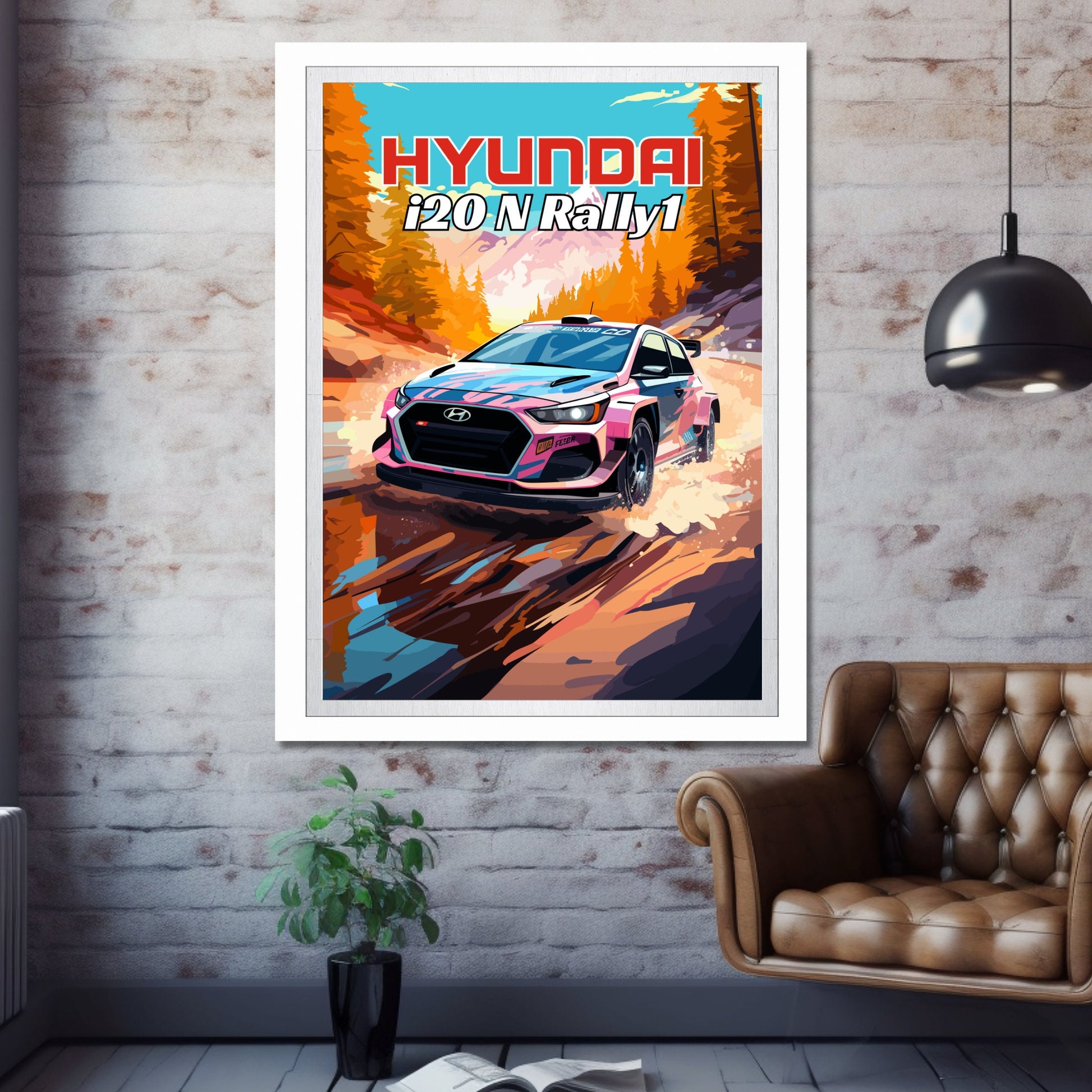 Hyundai i20 N Rally1 Poster