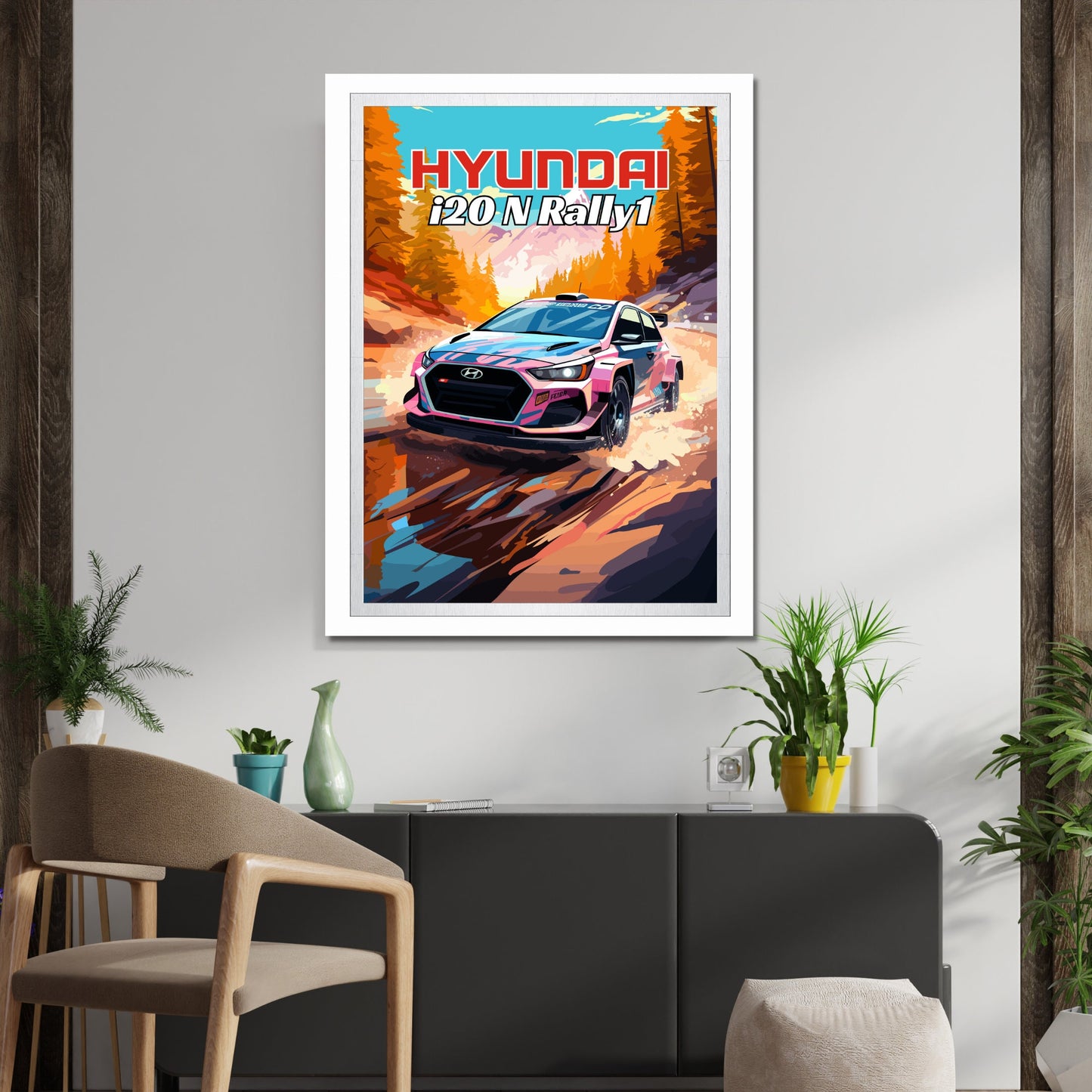 Hyundai i20 N Rally1 Poster