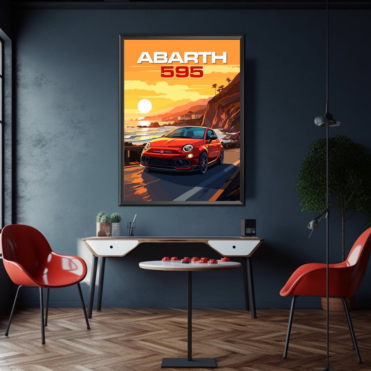 Abarth 595 Poster