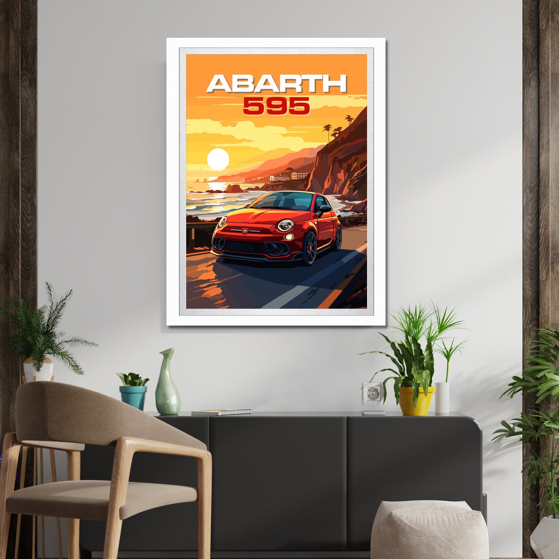 Abarth 595 Poster