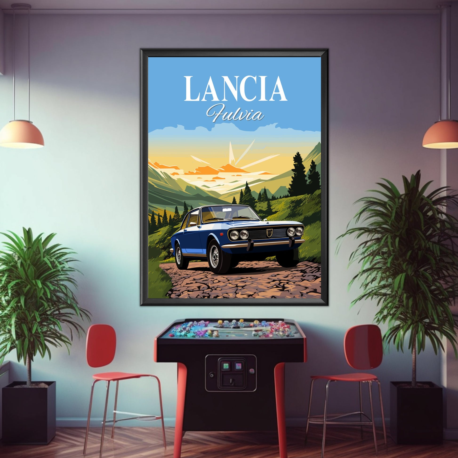 Lancia Fulvia Print