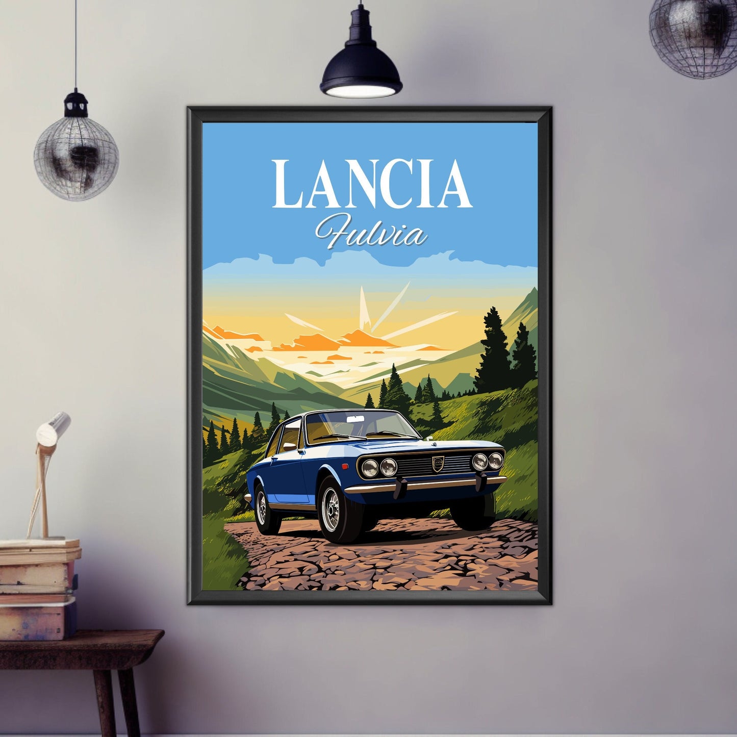 Lancia Fulvia Print