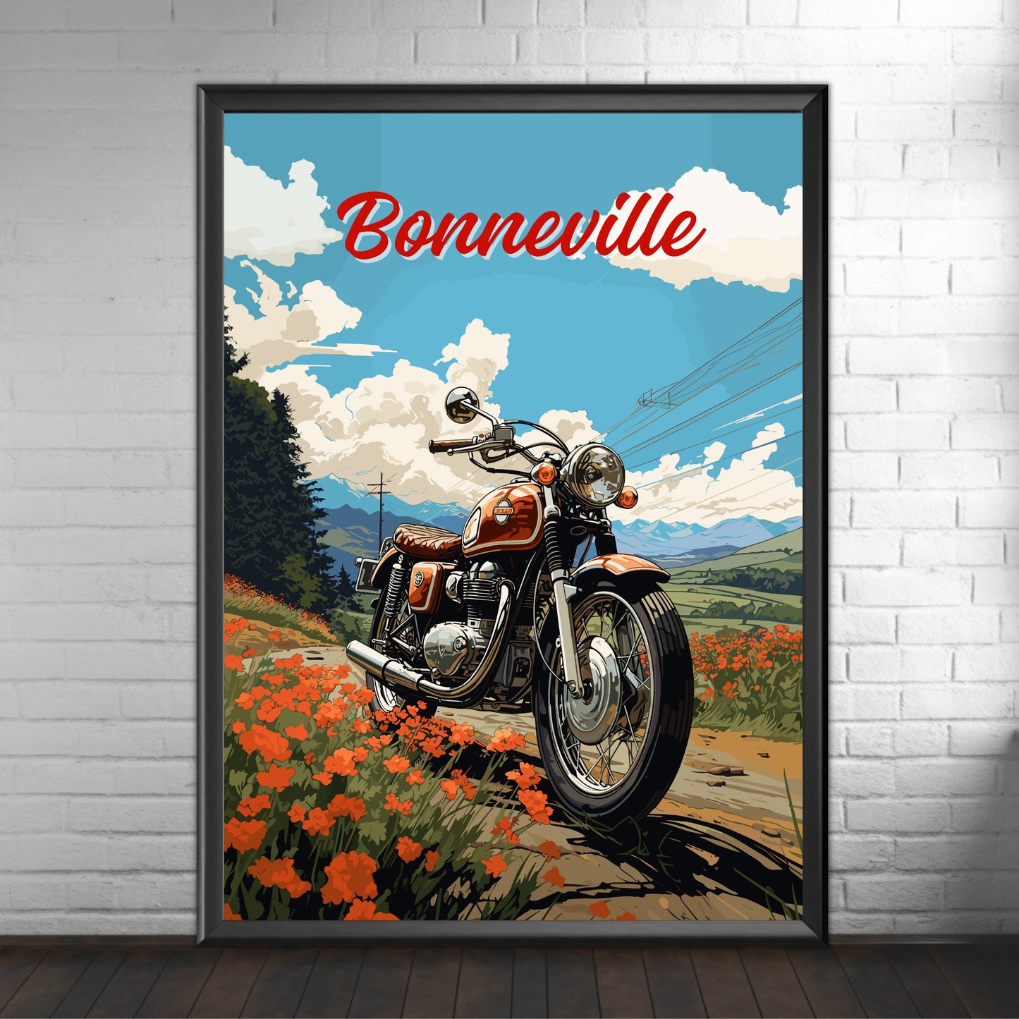 Triumph Bonneville Poster