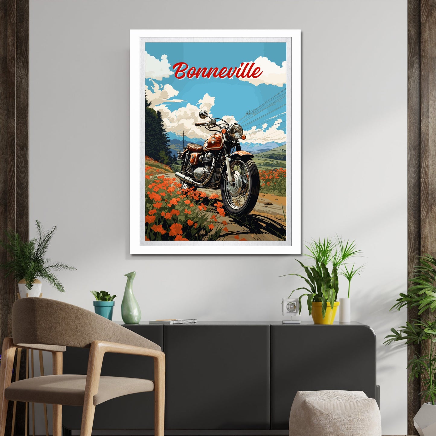 Triumph Bonneville Poster