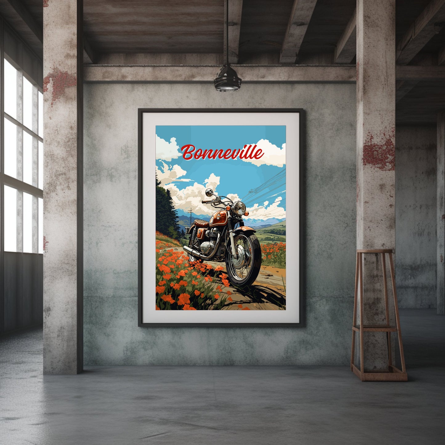 Triumph Bonneville Poster