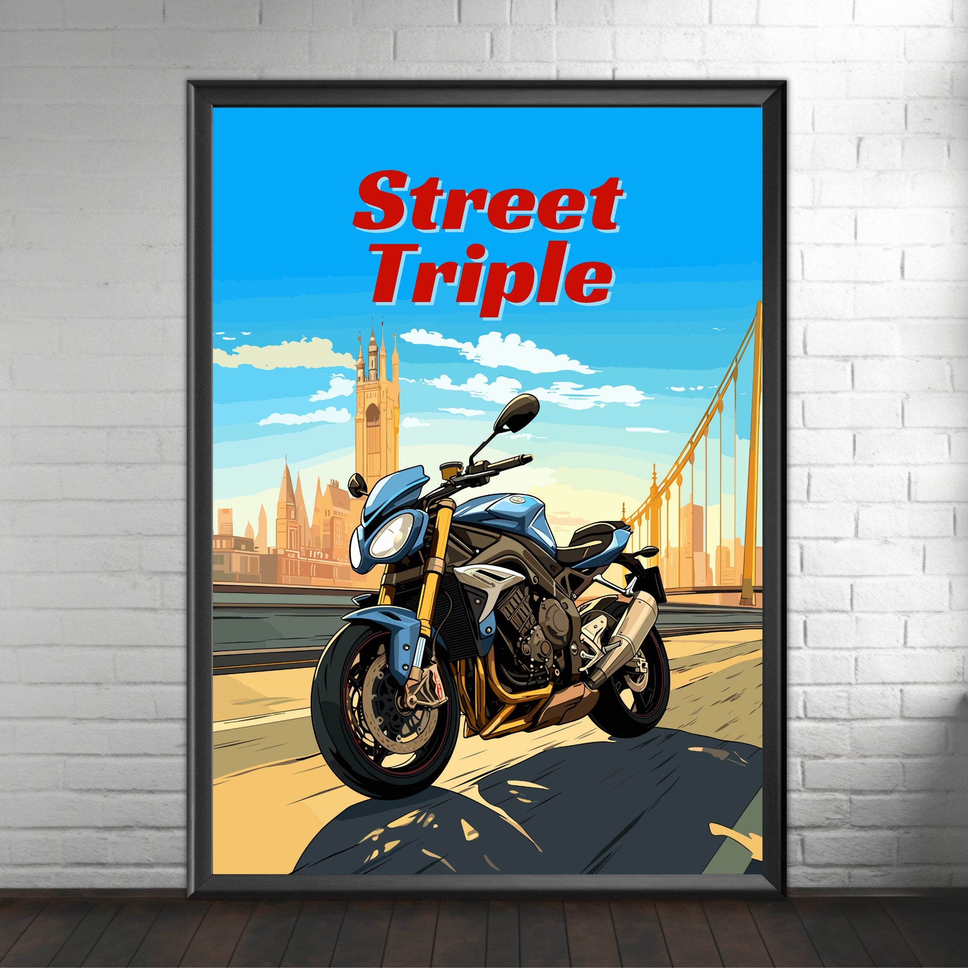 Triumph Street Triple Print