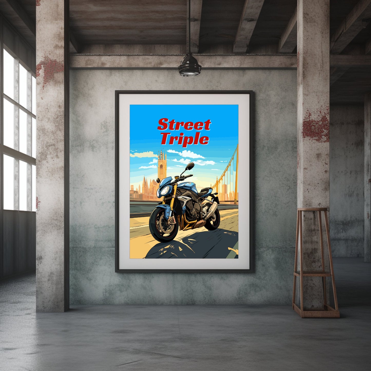 Triumph Street Triple Print