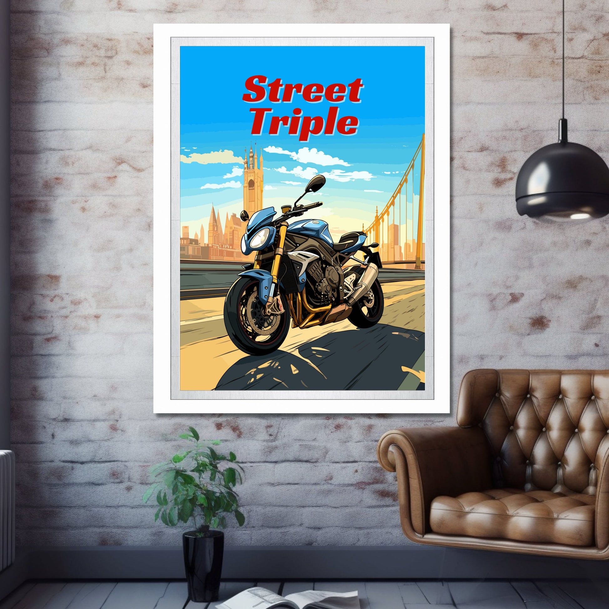 Triumph Street Triple Print