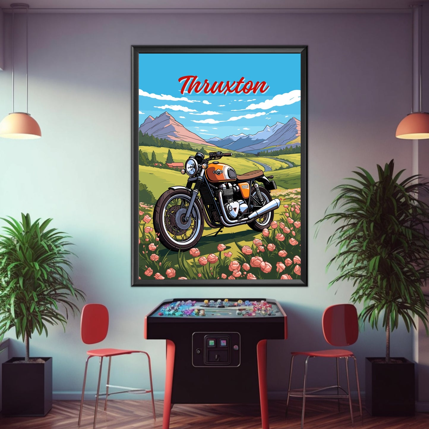 Triumph Thruxton Poster