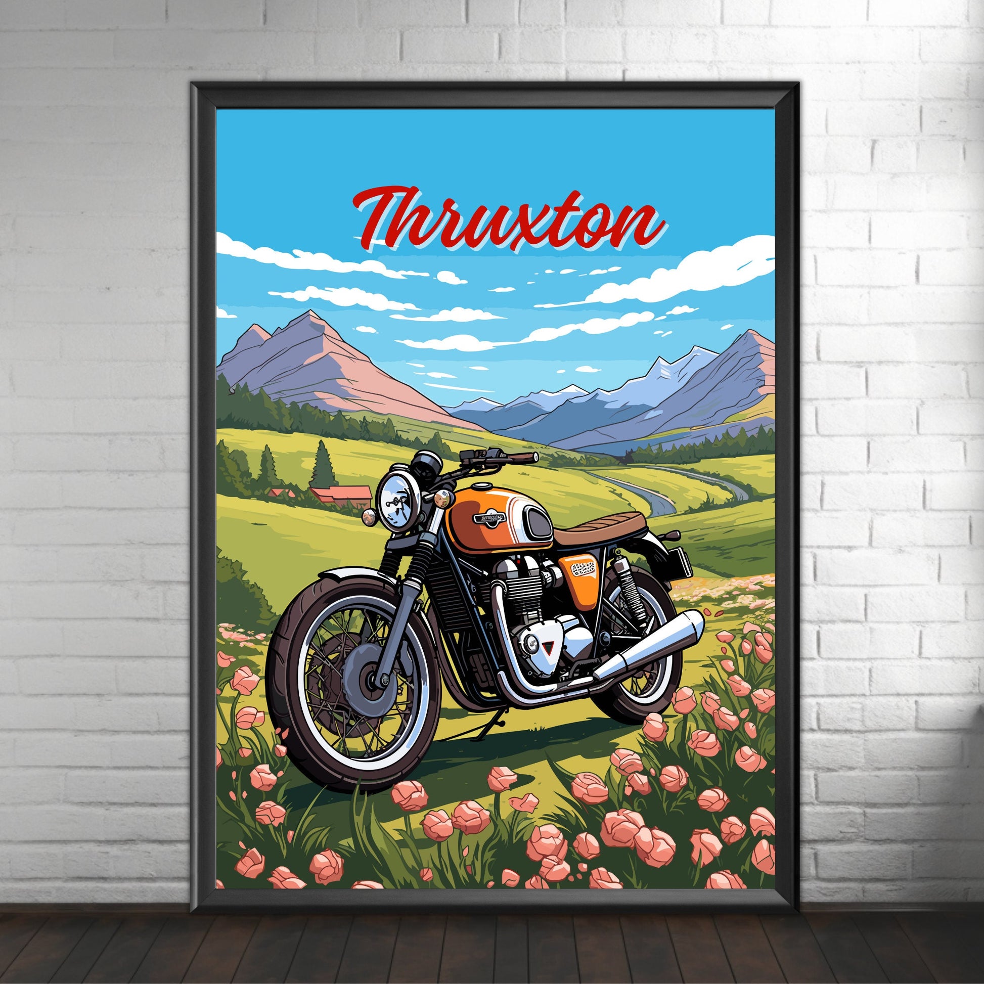 Triumph Thruxton Poster