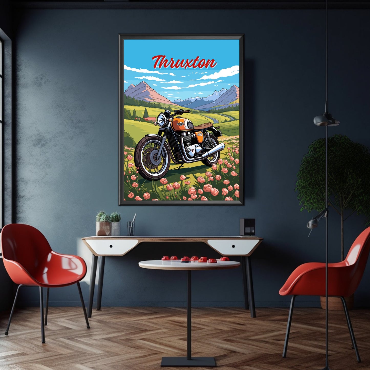 Triumph Thruxton Poster