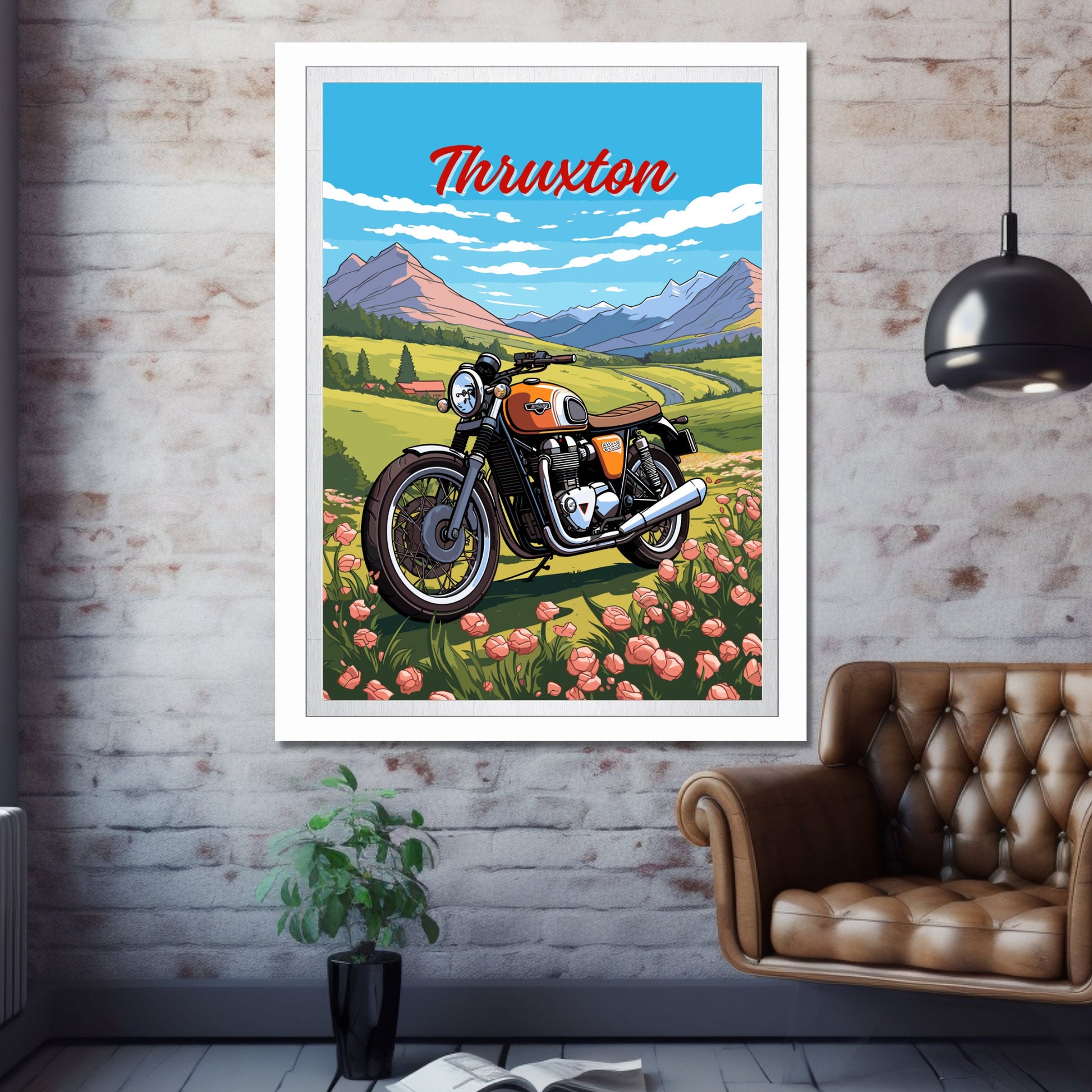 Triumph Thruxton Poster