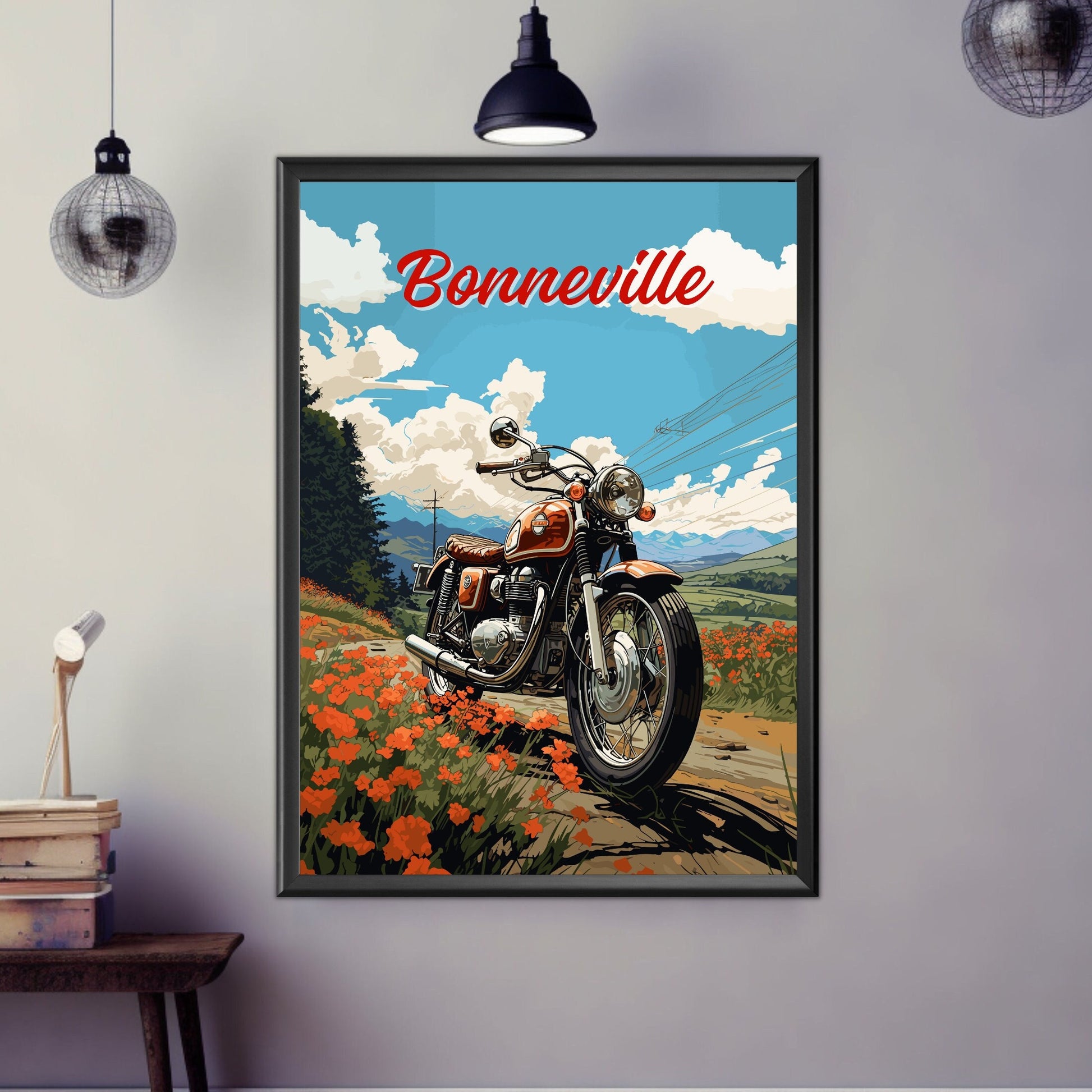 Triumph Bonneville Poster