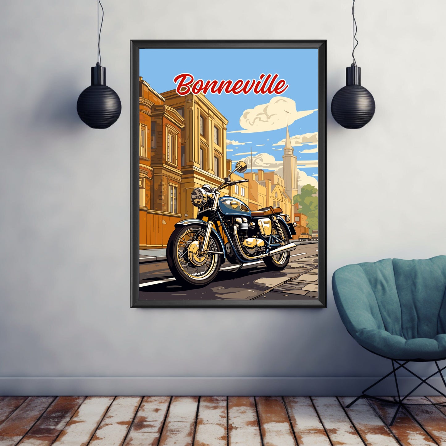 Triumph Bonneville Print