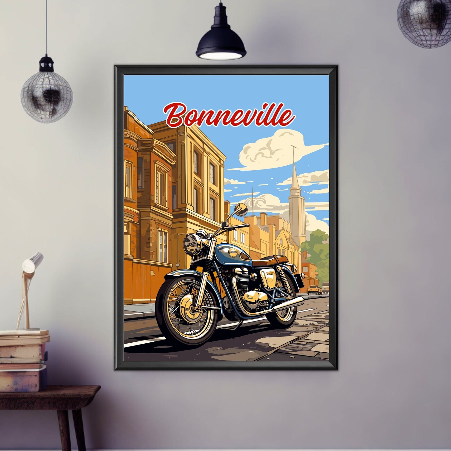 Triumph Bonneville Print