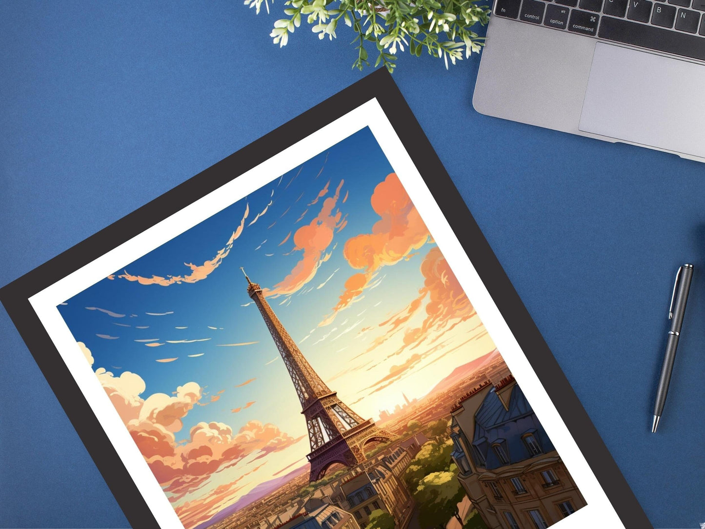 Paris Travel Poster | Paris Illustration | Eiffel Tower Print | Paris Art | France Poster | Eiffel Tower Print | Paris Affiche | ID 832