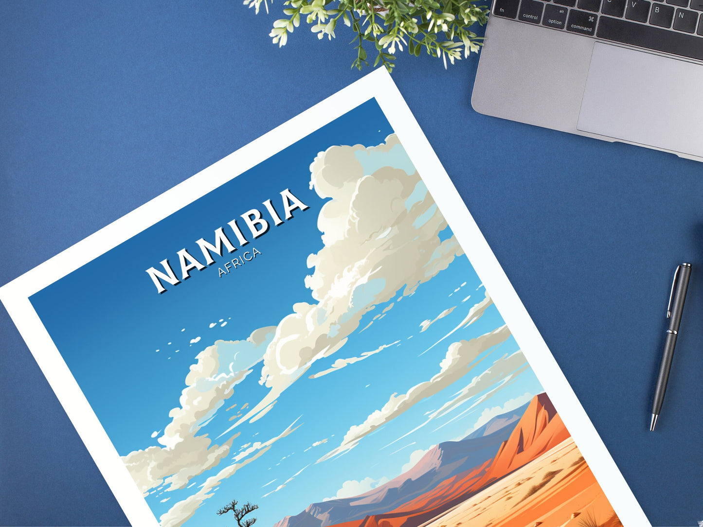 Namibia Travel Print | Namibia Wall Art | Namibia Travel Poster | Africa Poster | Namibia Dunes Print | Namibia Wall Art | ID 865