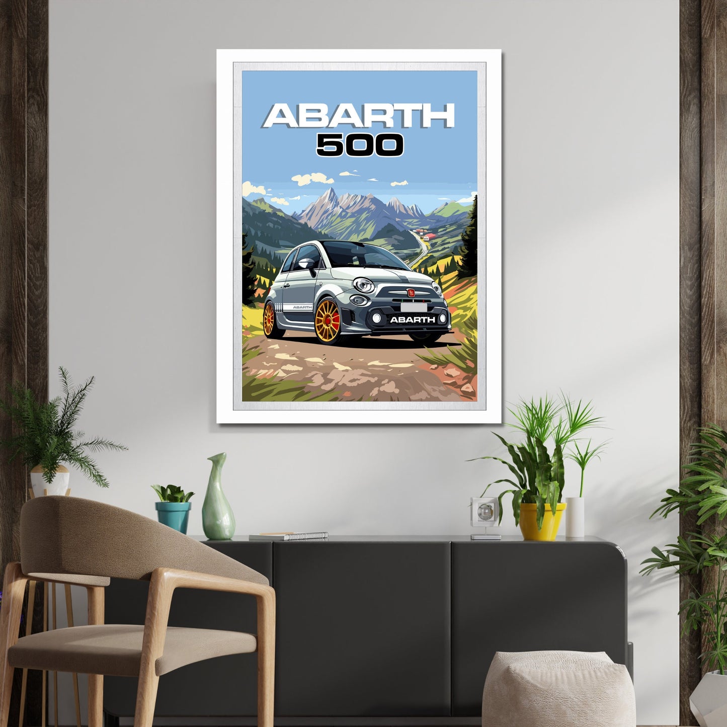 Abarth 500 Print