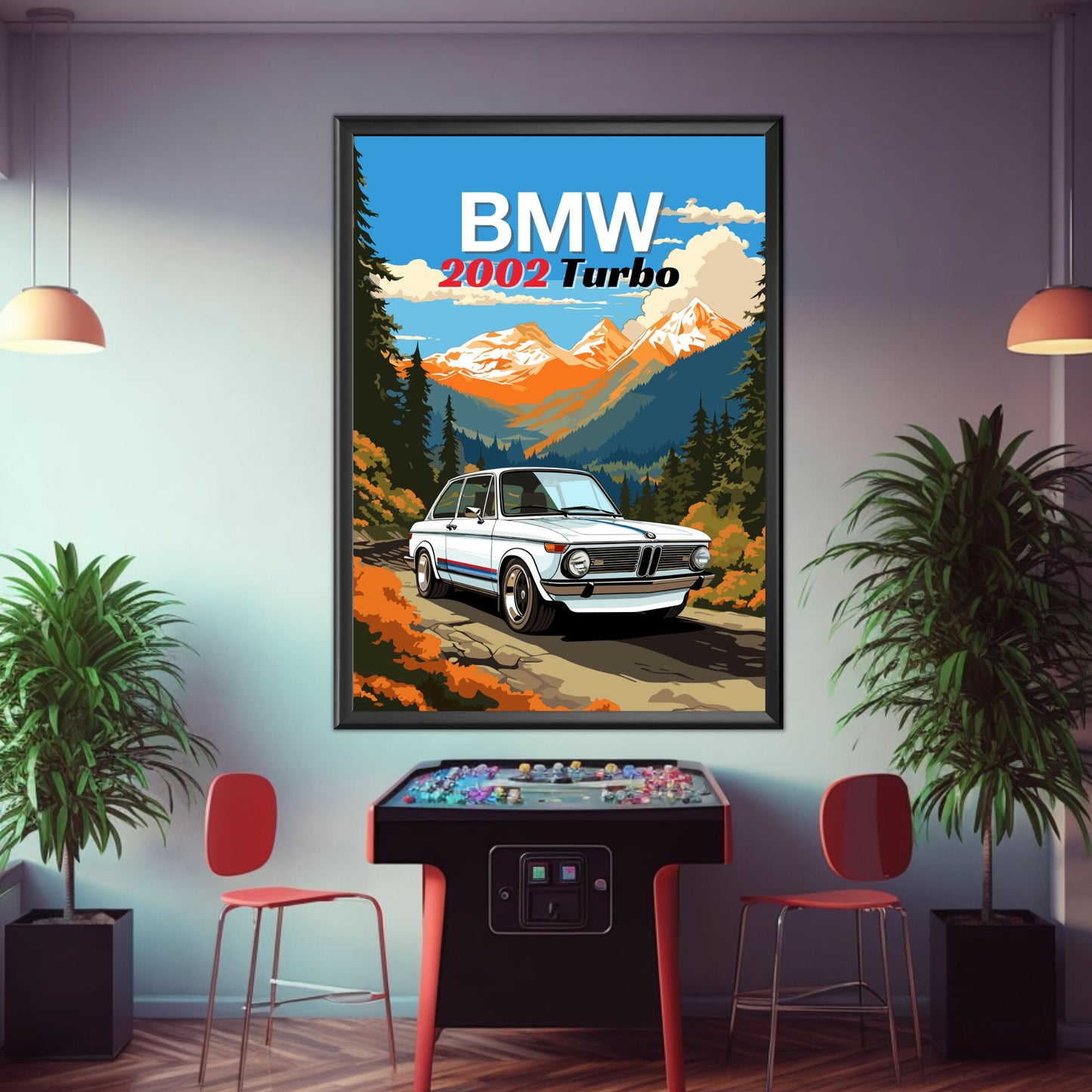 BMW 2002 Turbo Print, 1970s Car