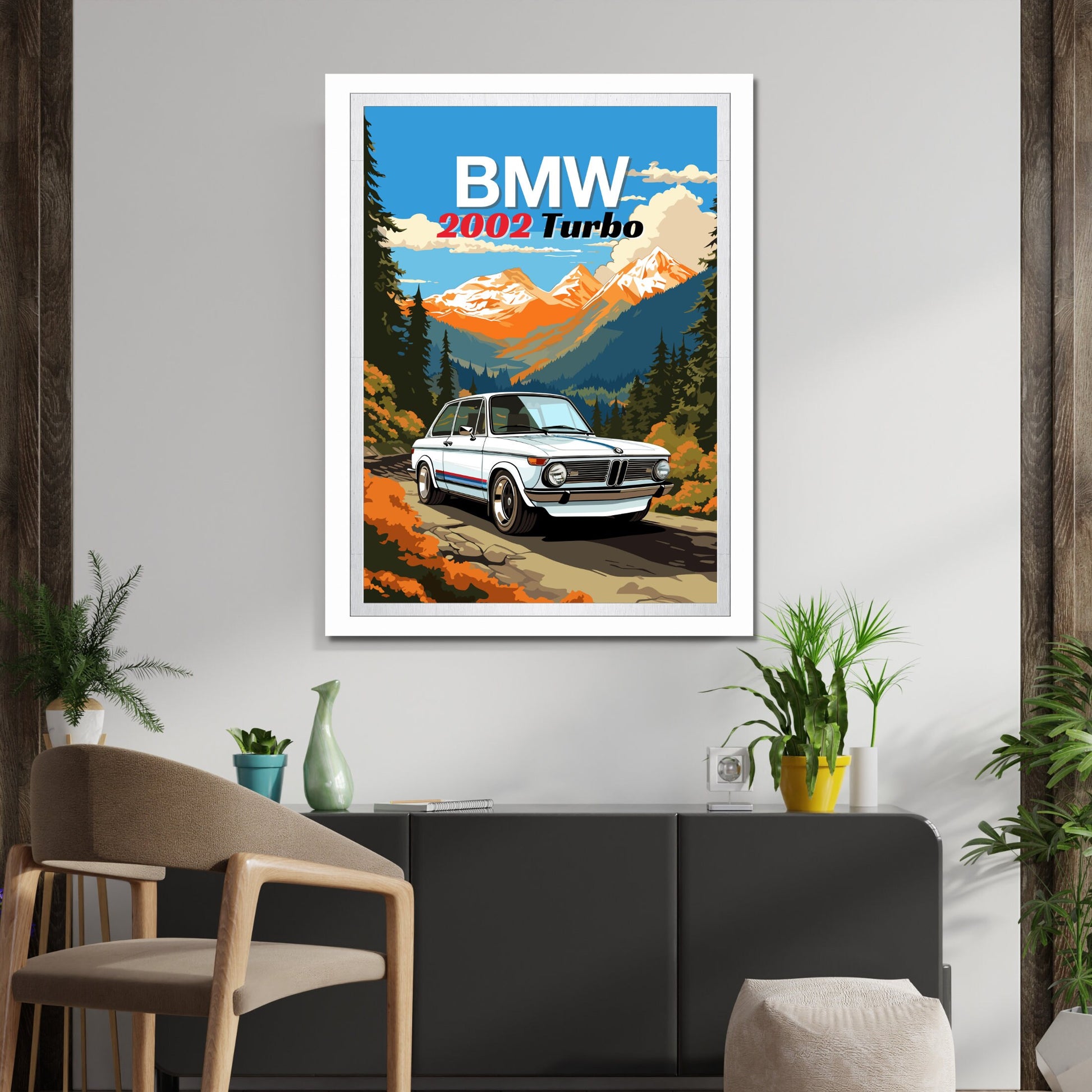 BMW 2002 Turbo Print, 1970s Car