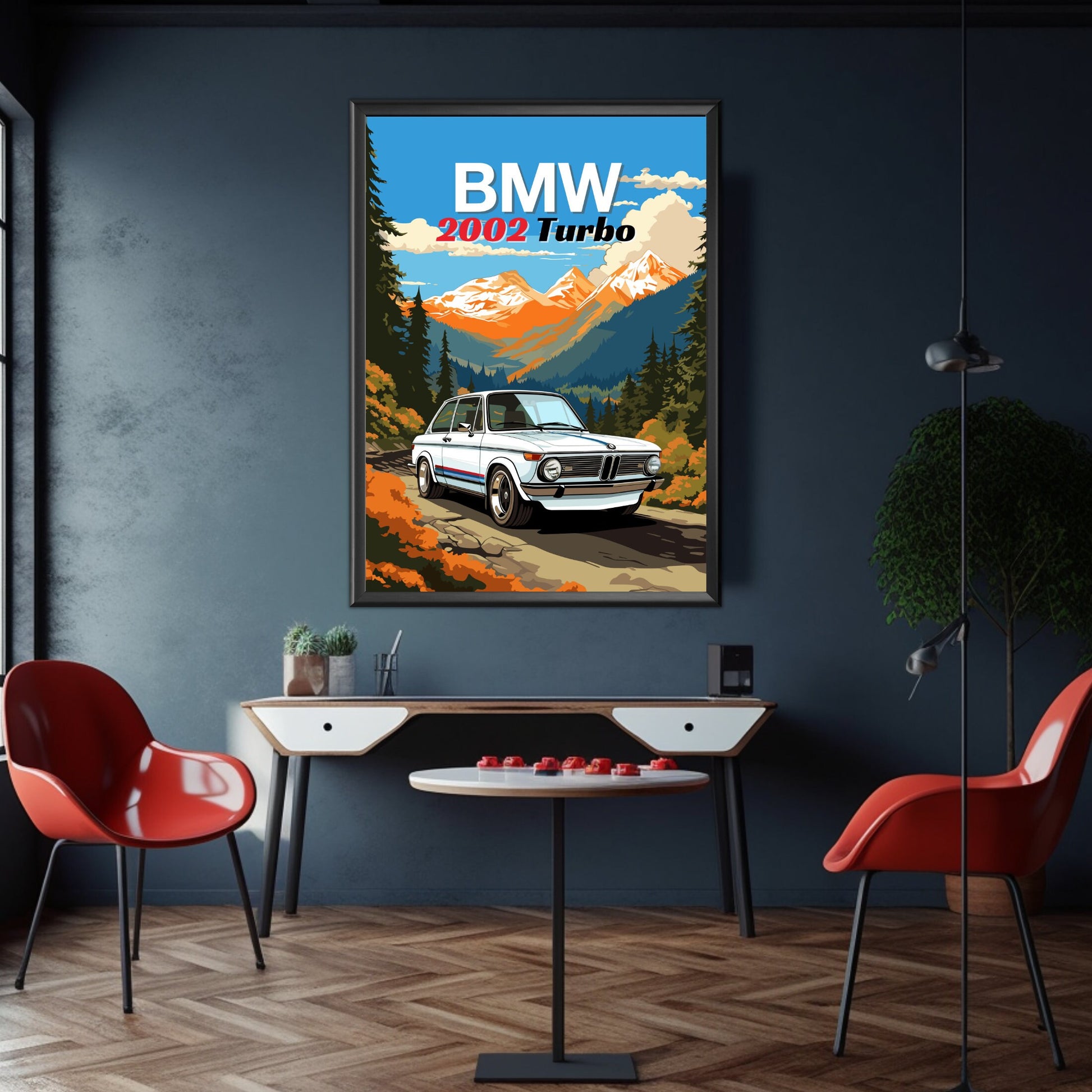 BMW 2002 Turbo Print, 1970s Car