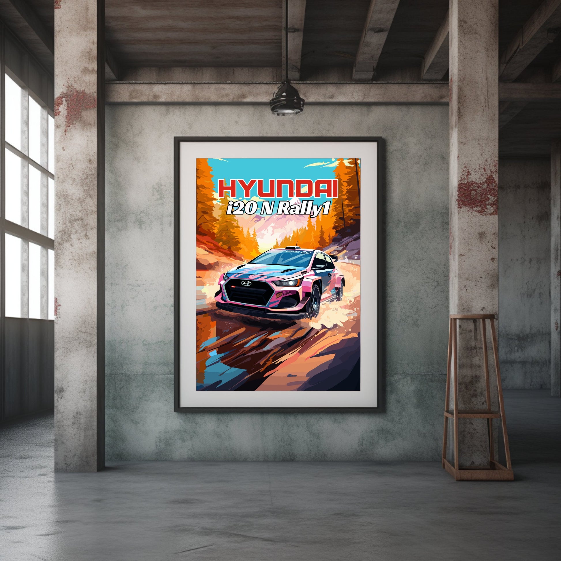 Hyundai i20 N Rally1 Poster