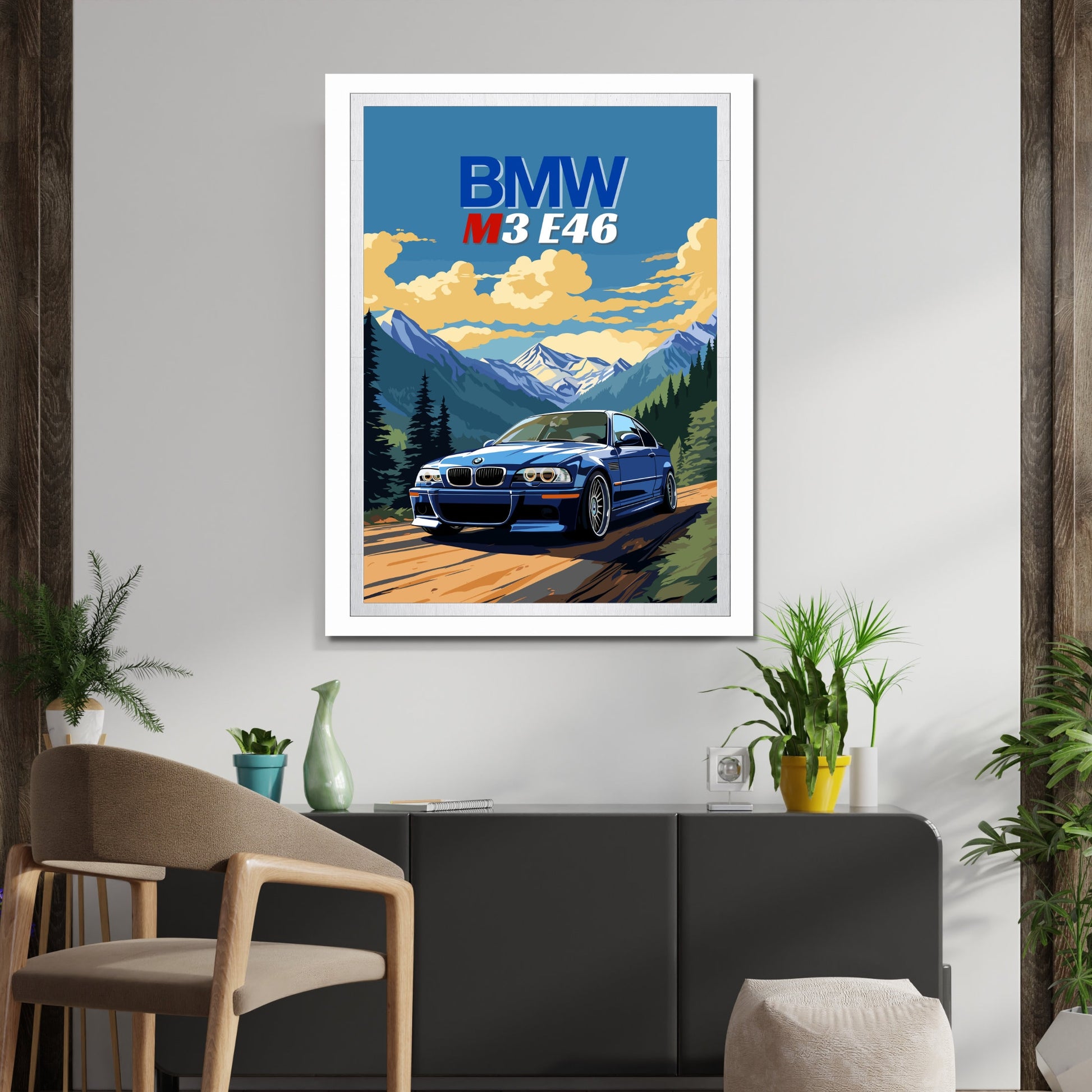 BMW M3 E46 Print, 2000s Car