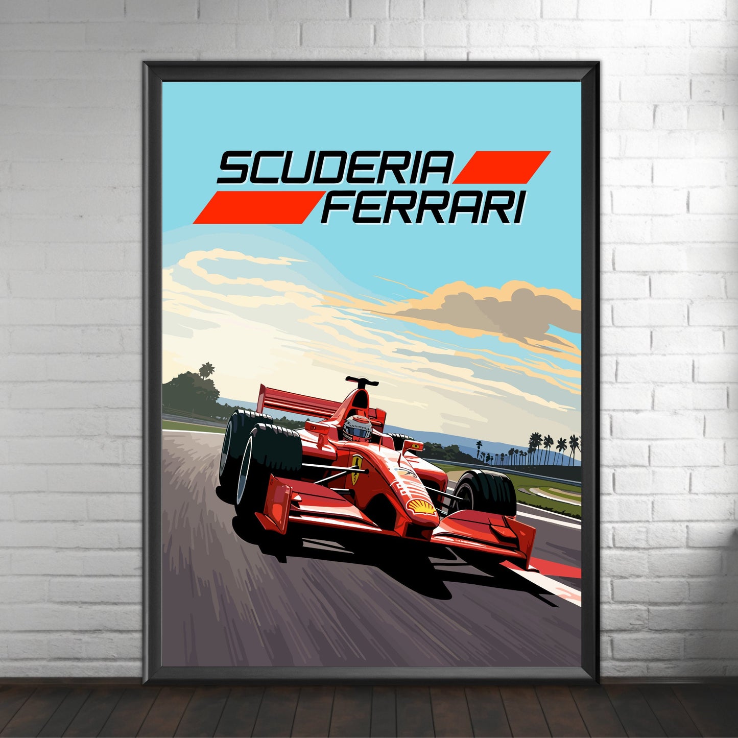 Ferrari F2002 Print