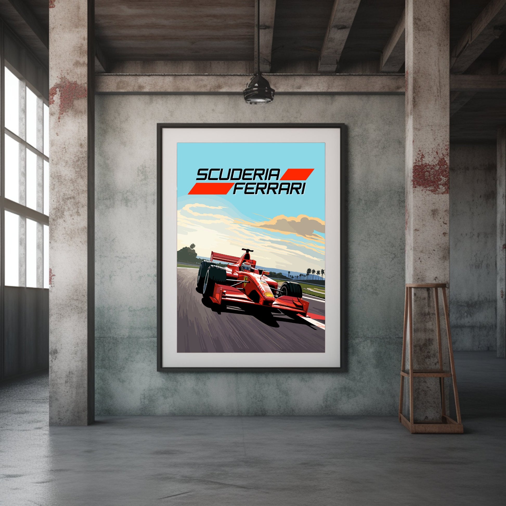 Ferrari F2002 Print