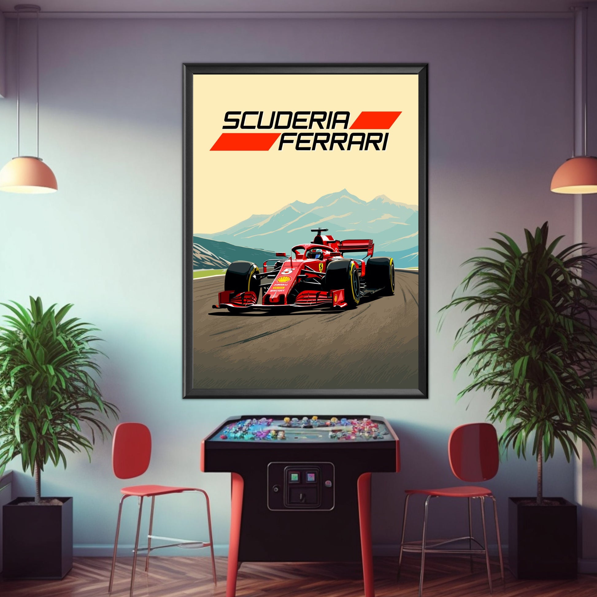 Ferrari SF71H Print, Scuderia Ferrari