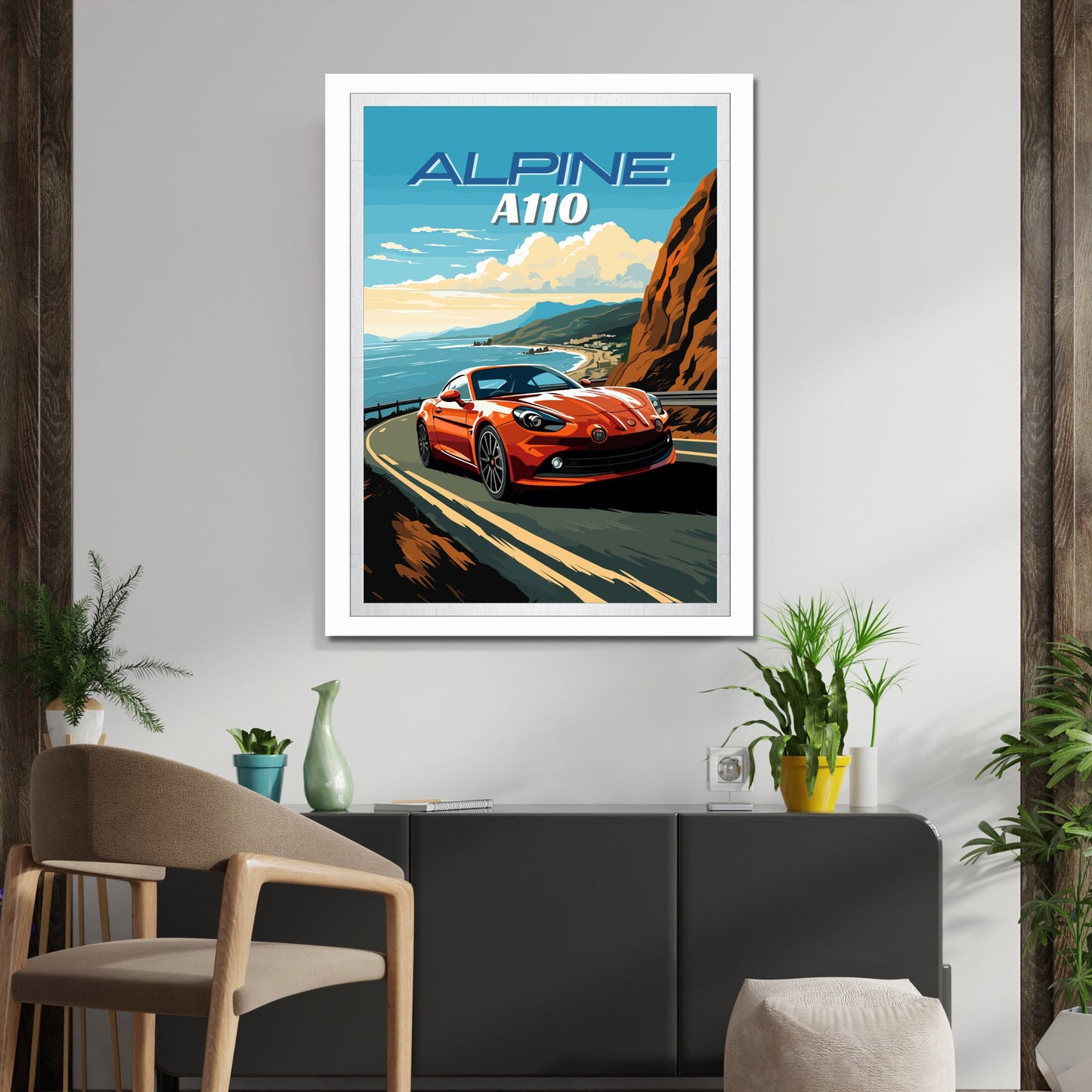 Alpine A110 Poster Art