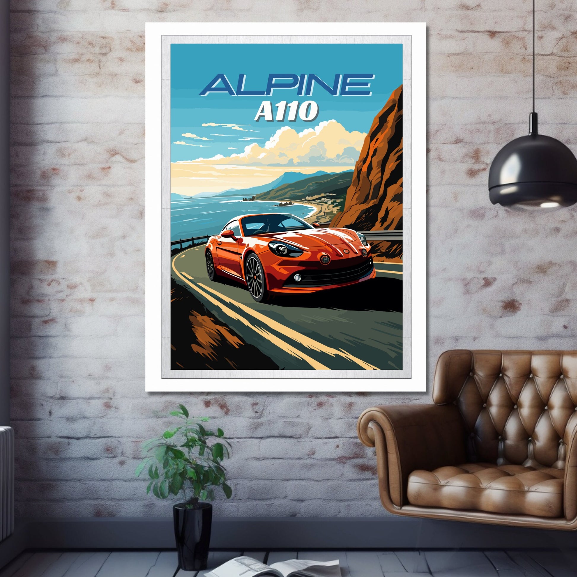 Alpine A110 Poster Art