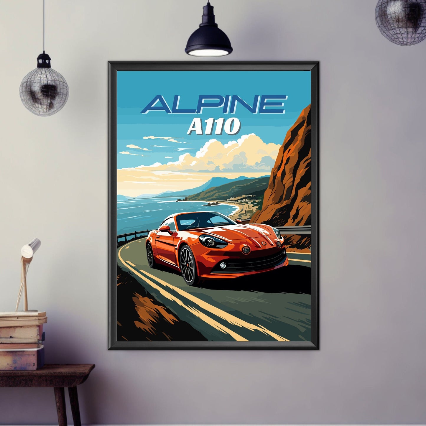 Alpine A110 Poster Art