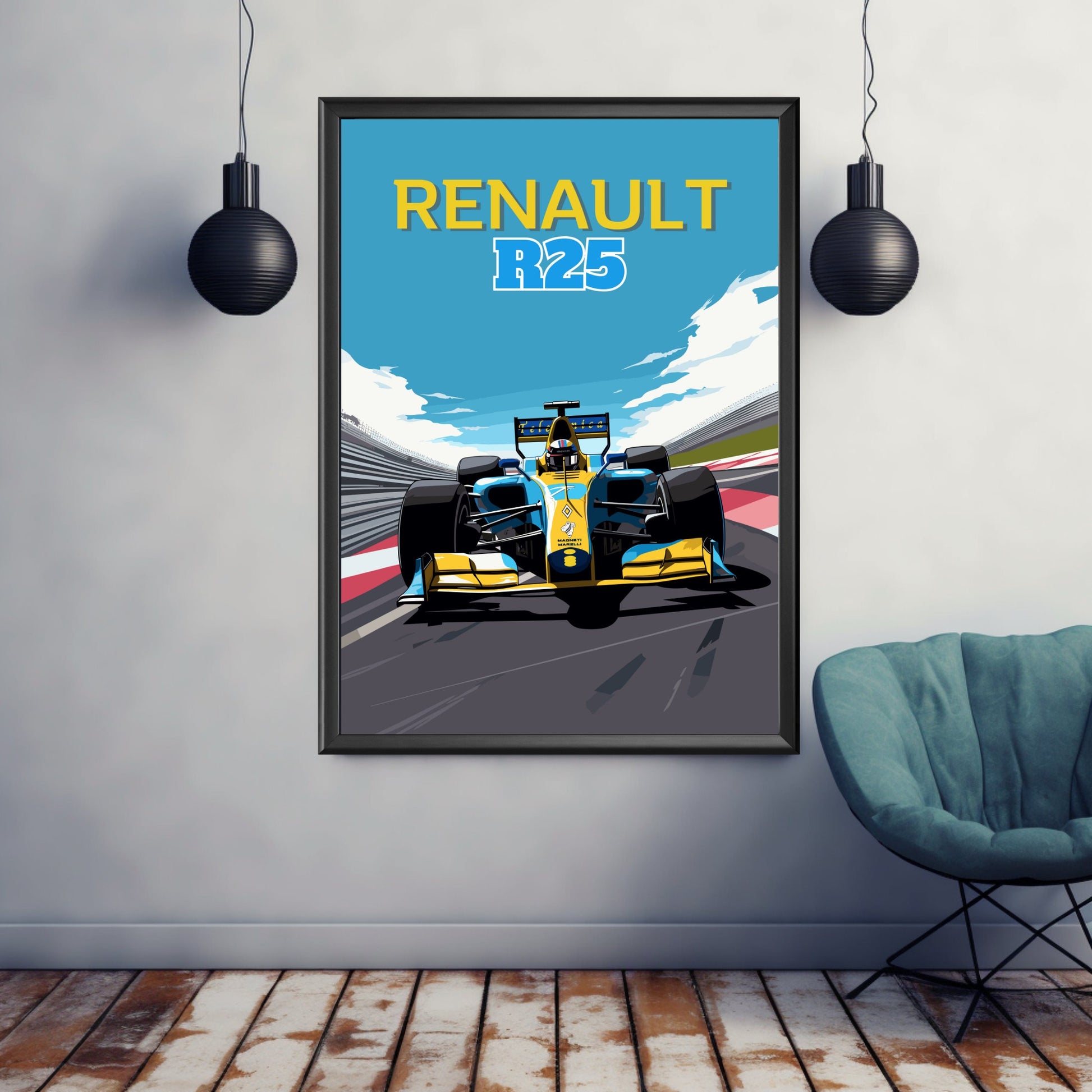 Renault R25 Print, Formula 1