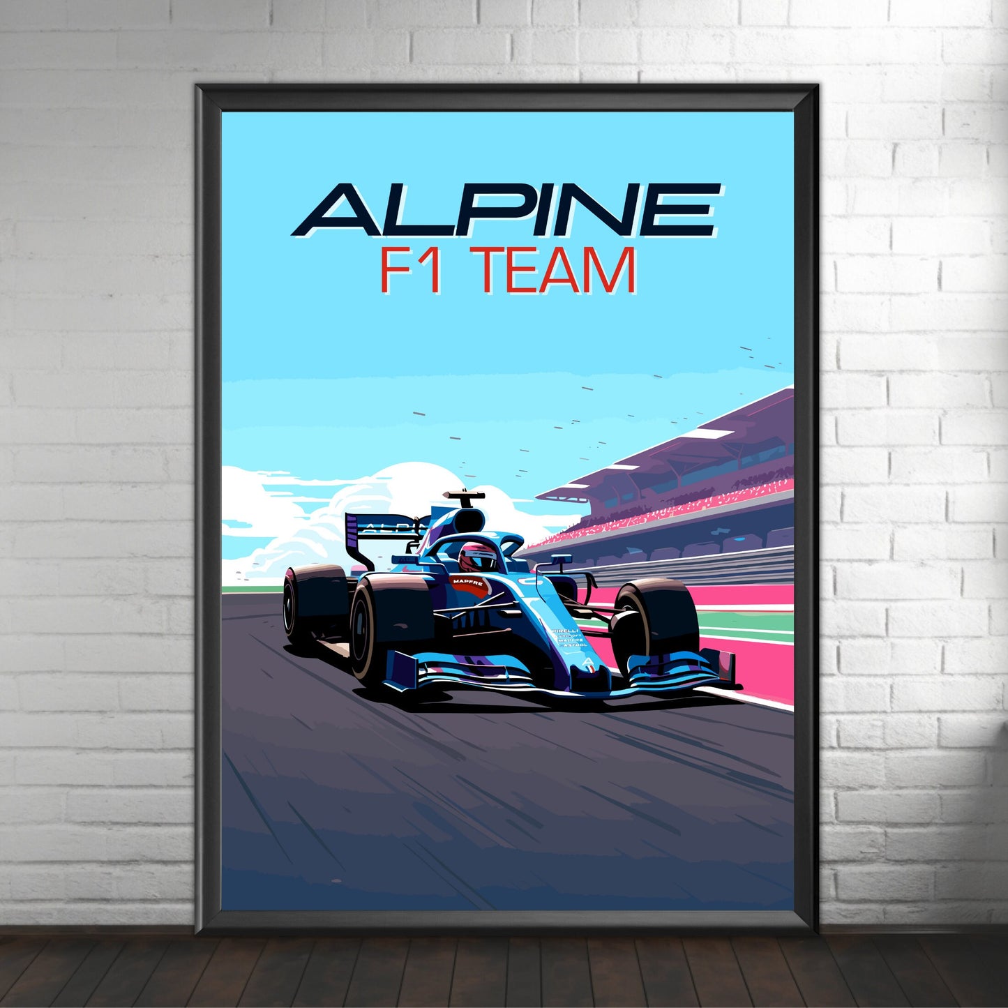 Alpine A521 F1 Poster