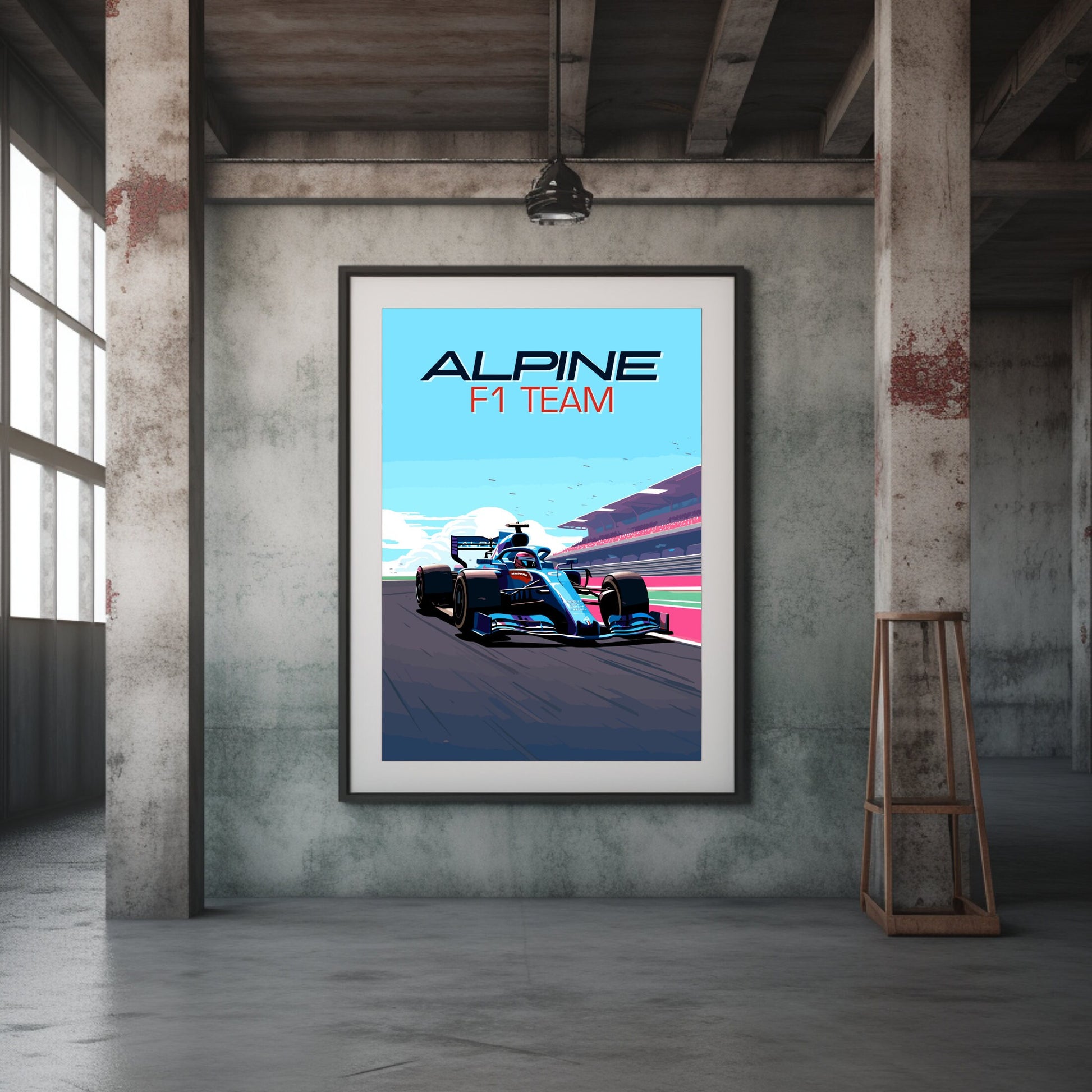 Alpine A521 F1 Poster