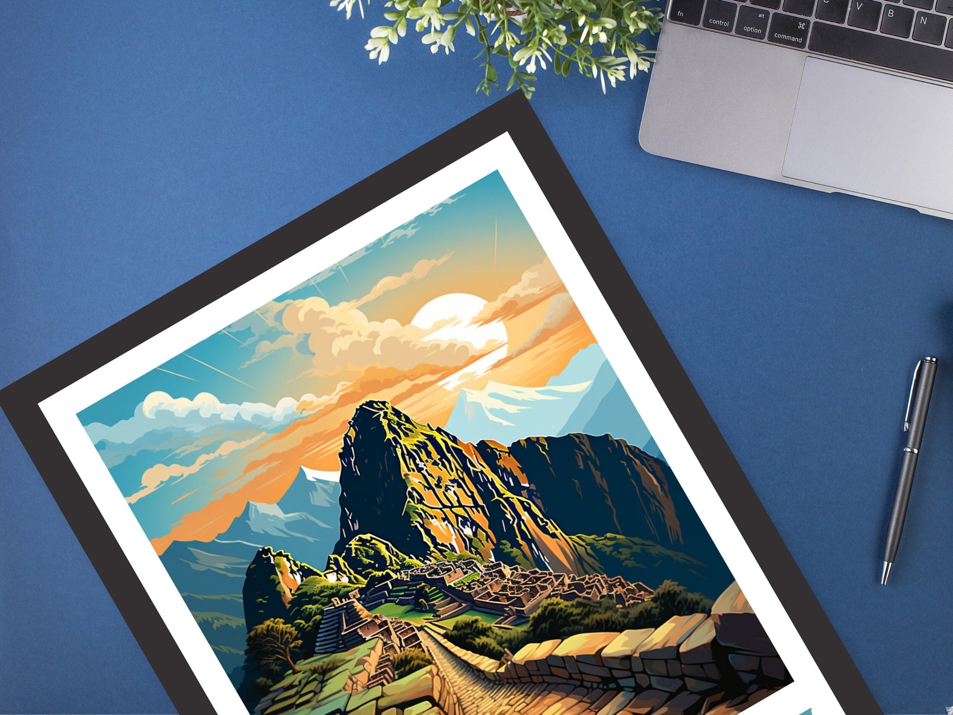 Machu Picchu Travel Print | Machu Picchu Wall Art | Travel Poster | Housewarming Gift | Peru Travel Print | ID 897