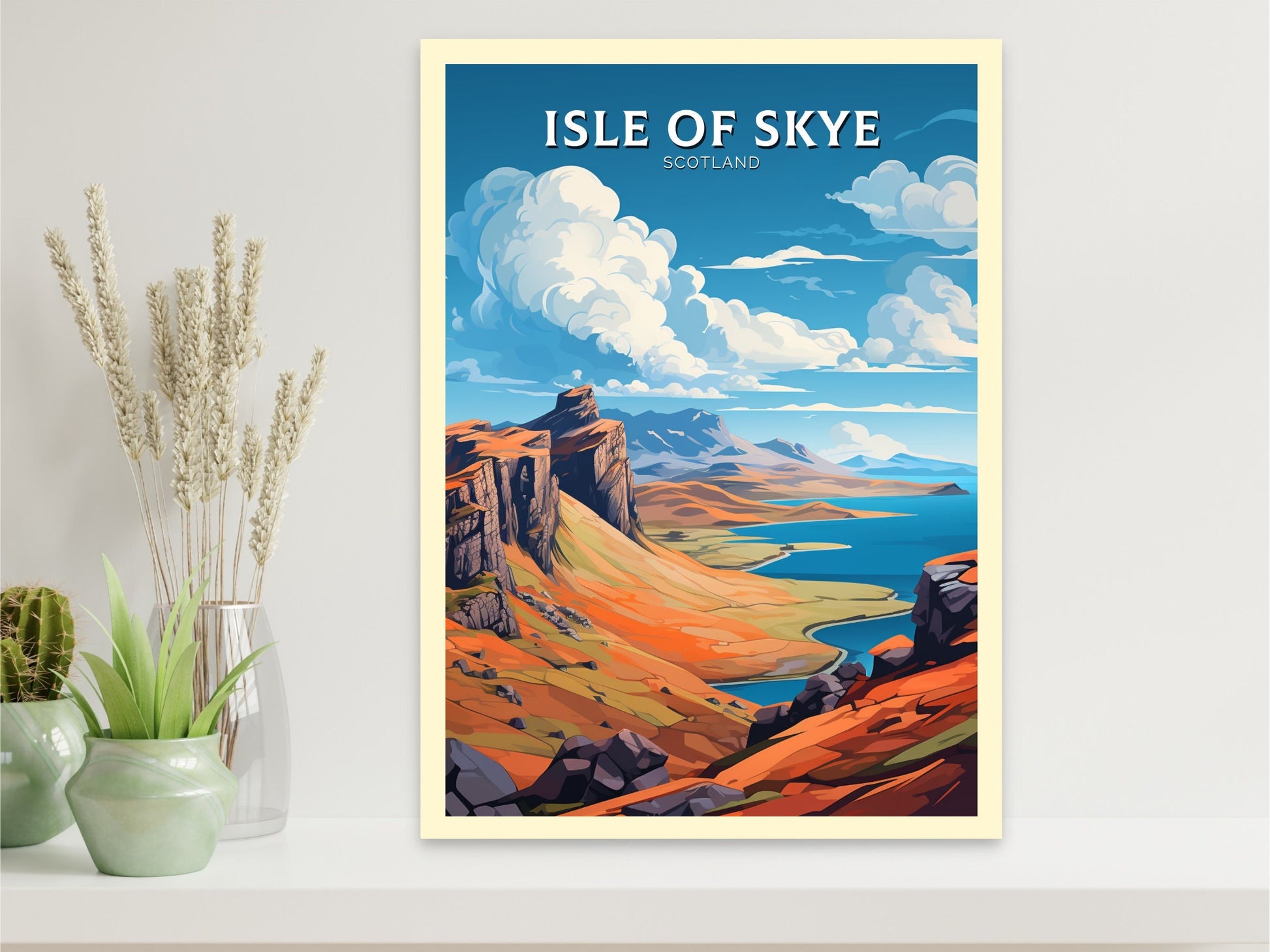 Isle of Skye Travel Print | Isle of Skye Poster | Isle of Skye Wall Art | Isle of Skye Art | Scotland Print | Scotland Poster | ID 898