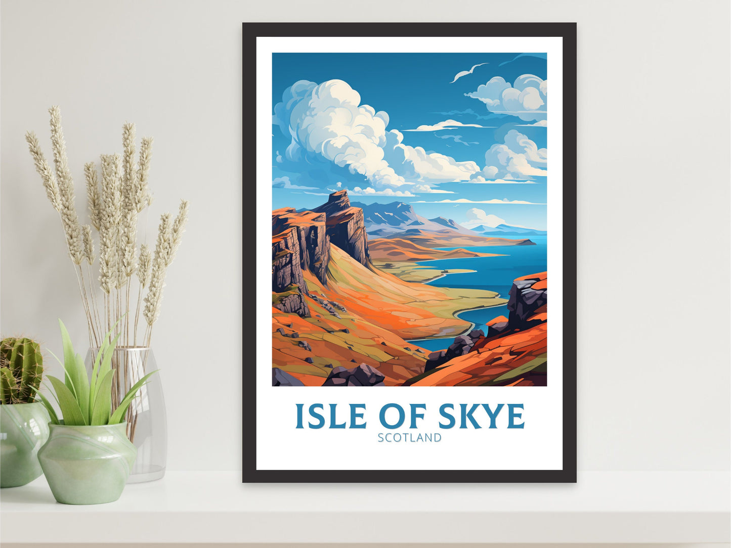 Isle of Skye Travel Poster | Isle of Skye Print | Isle of Skye Wall Art | Isle of Skye Art | Scotland Print | Scotland Poster | ID 903